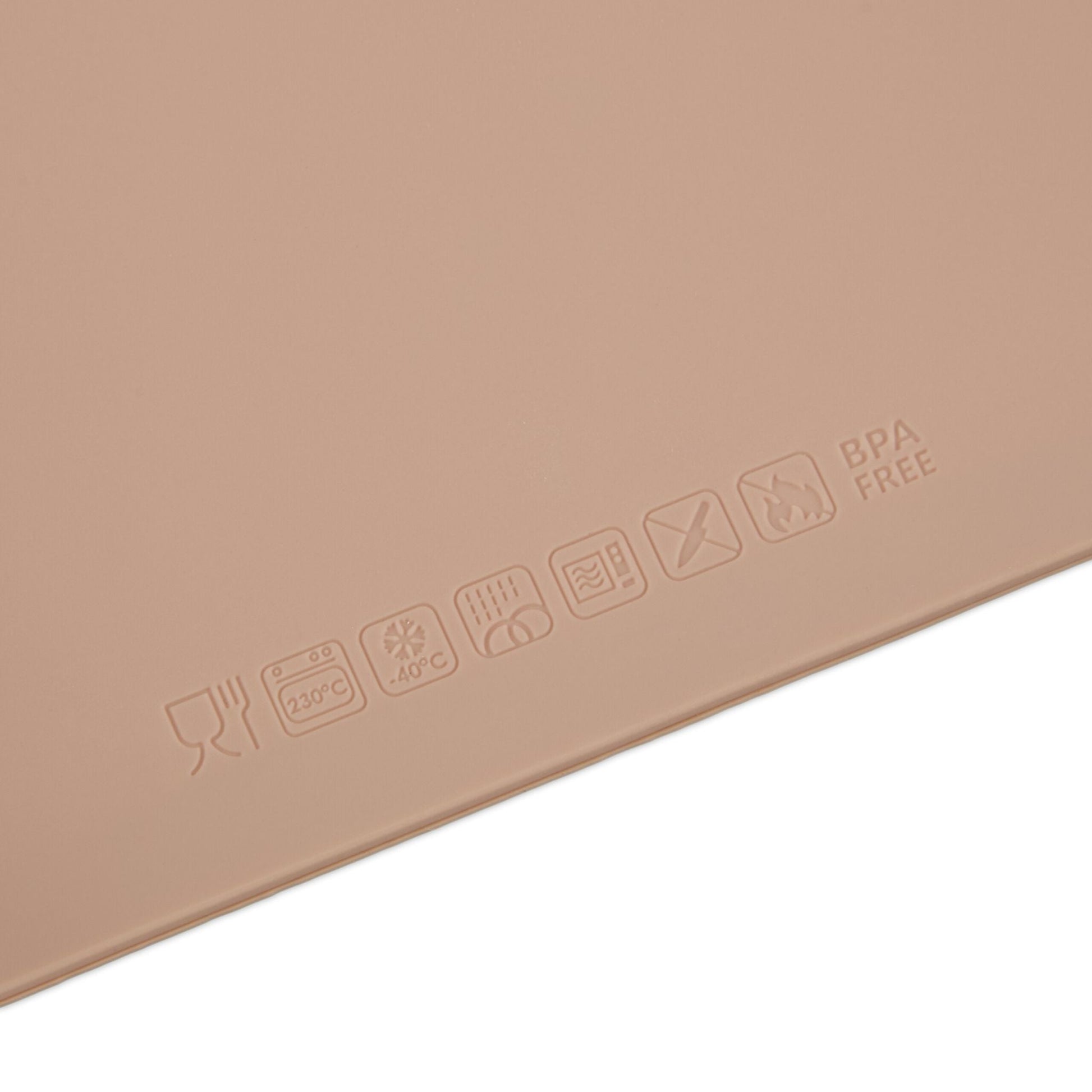 Platzdeckchen Kinder in Halbkreisform Rosa von Relaxdays
