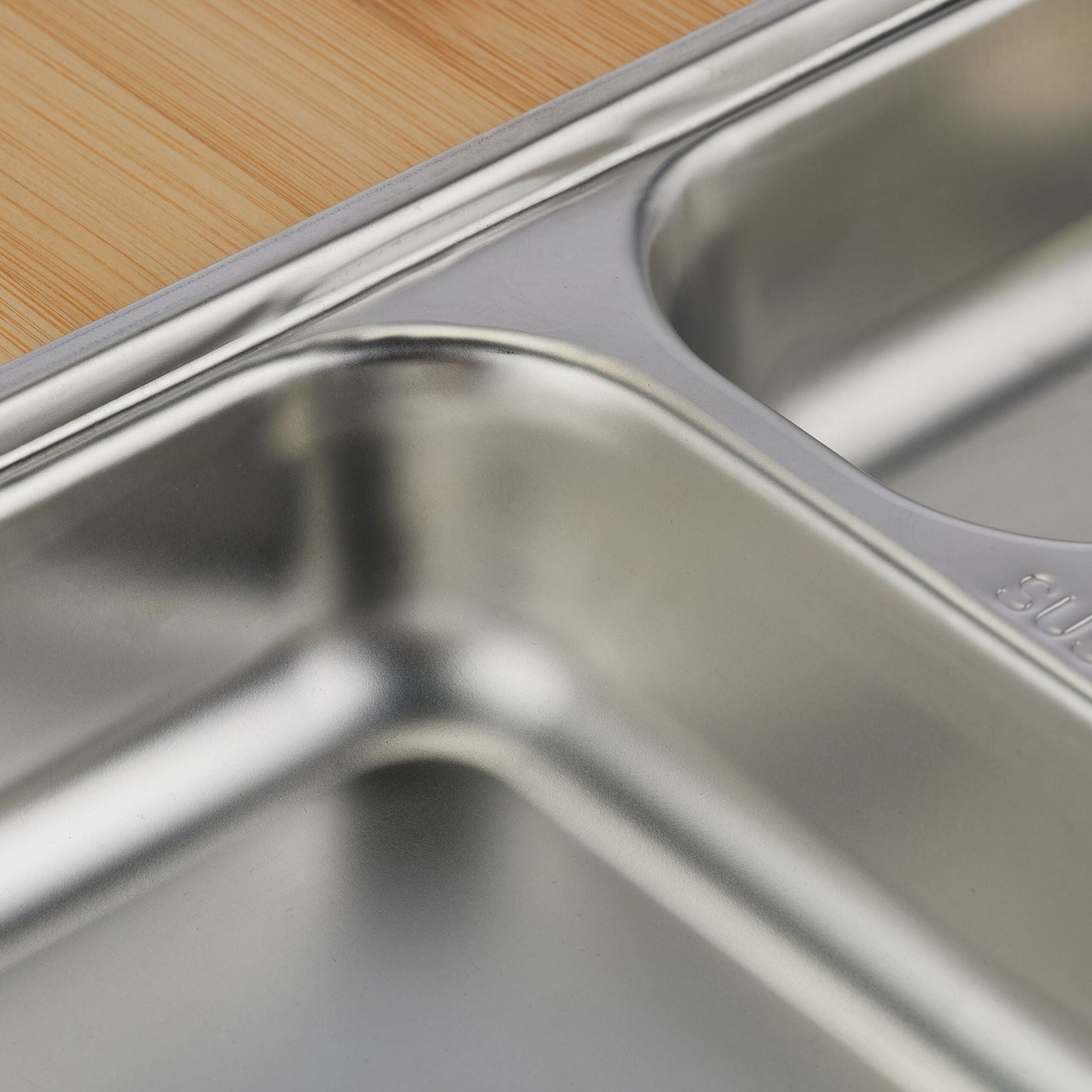 Couchbar mit Edelstahlschale Hellbraun-Silber von Relaxdays