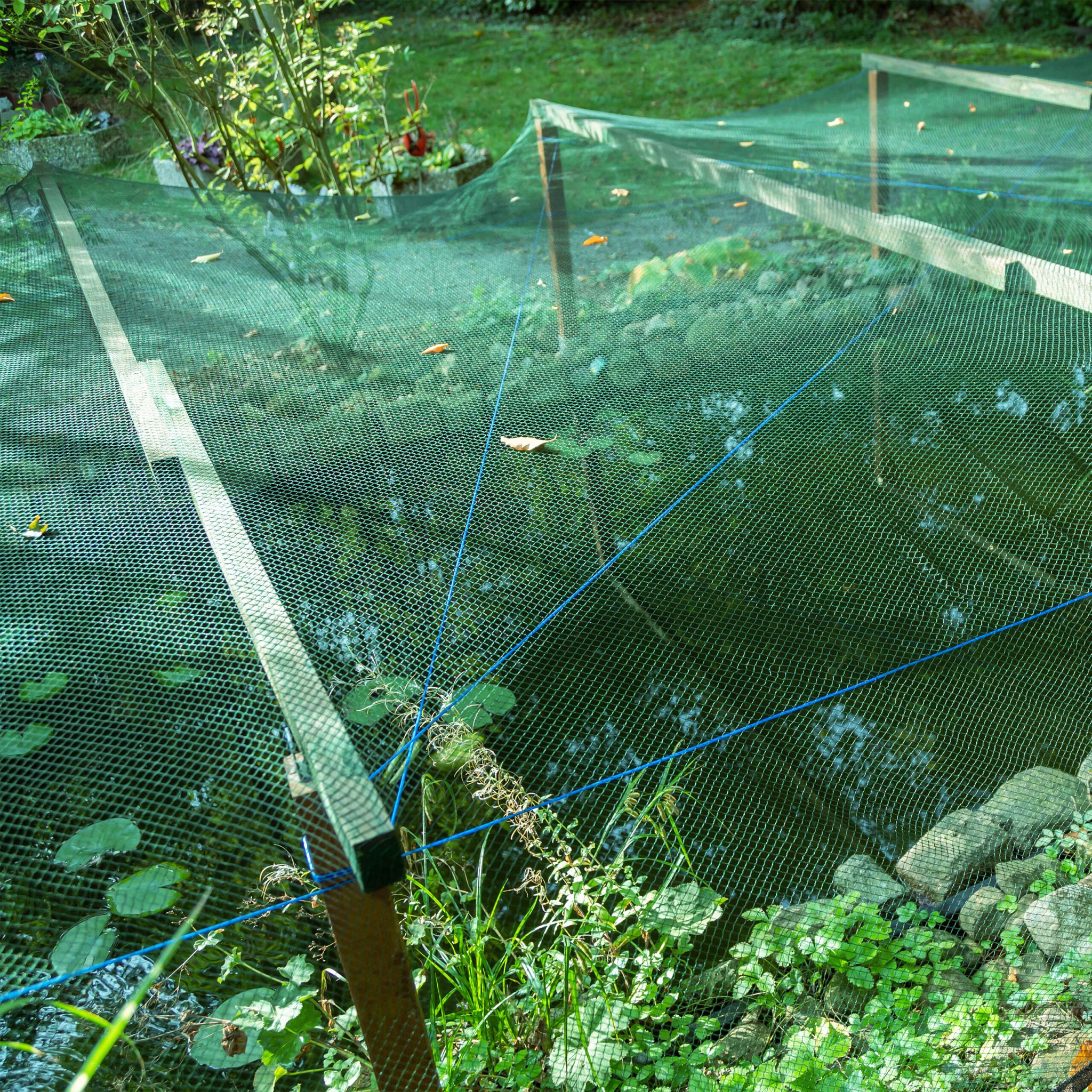 Engmaschiges Vogelnetz 3er-Set Grün von Relaxdays