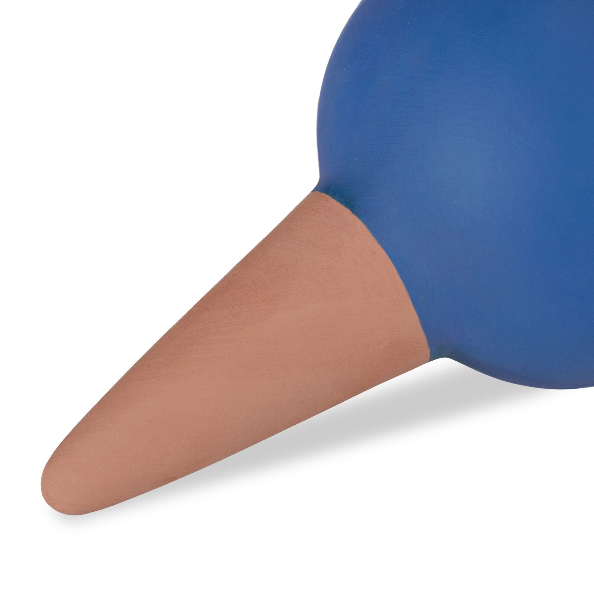 Tonkegel 10er-Set Blau-Hellbraun von Relaxdays