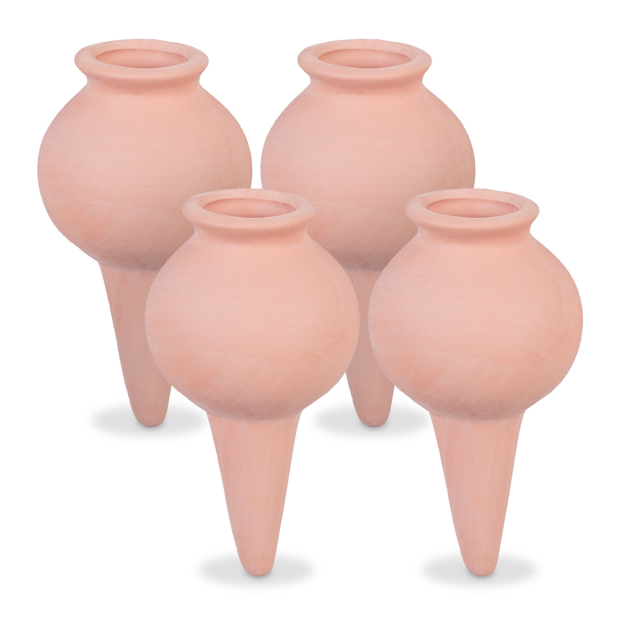 Tonkegel 4er-Set Hellbraun von Relaxdays