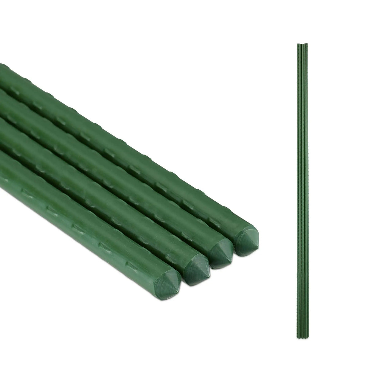 Pflanzstäbe 110cm 10er-Set Dunkelgrün von Relaxdays