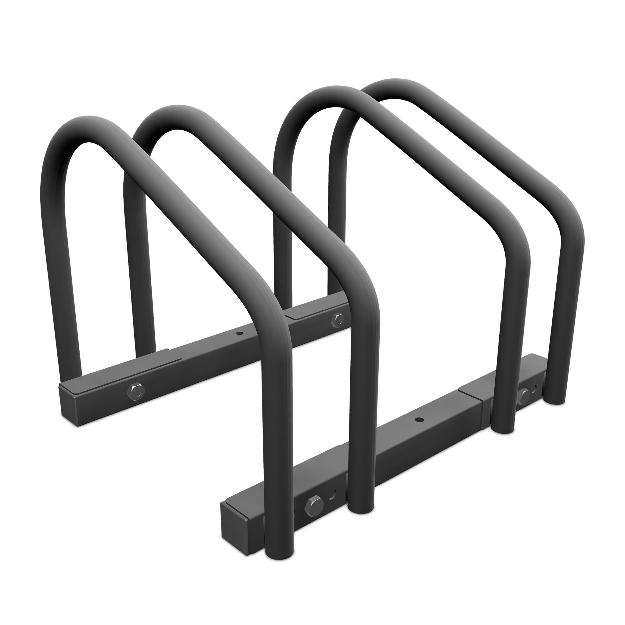 Fahrradständer für 2 Fahrräder Anthrazit von Relaxdays