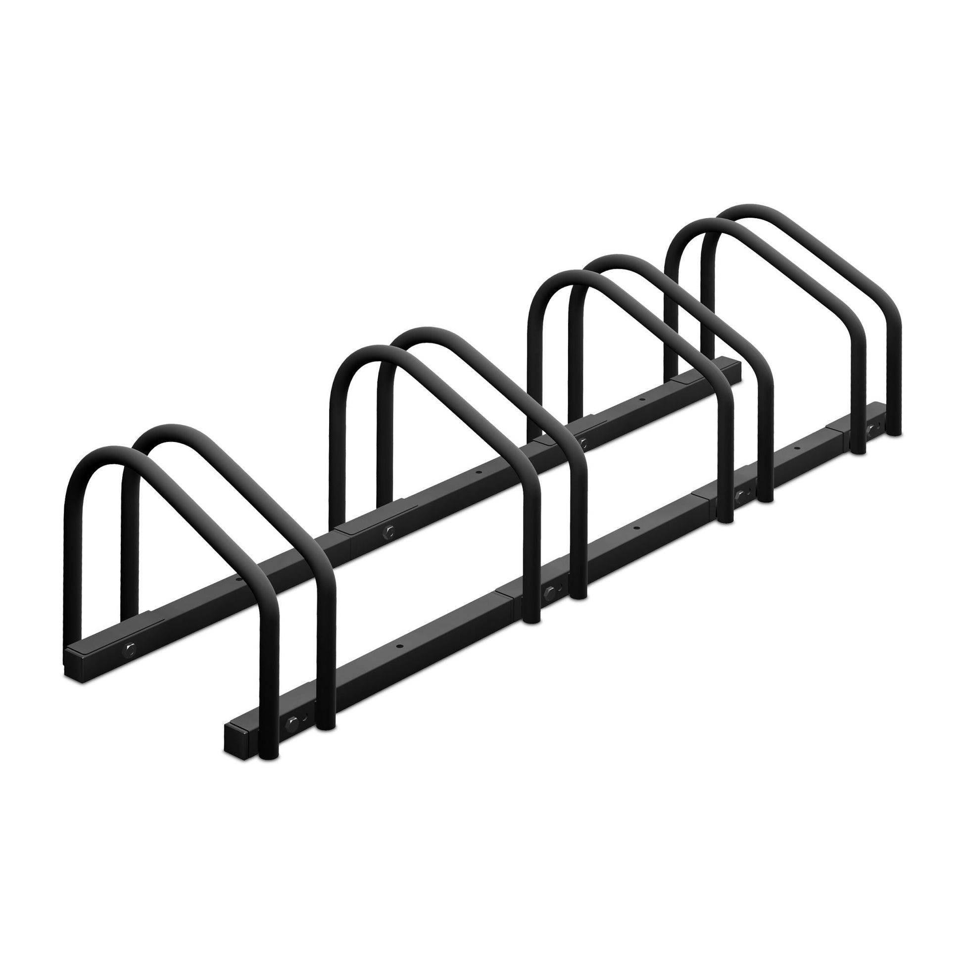 Fahrradständer für 4 Fahrräder Anthrazit von Relaxdays