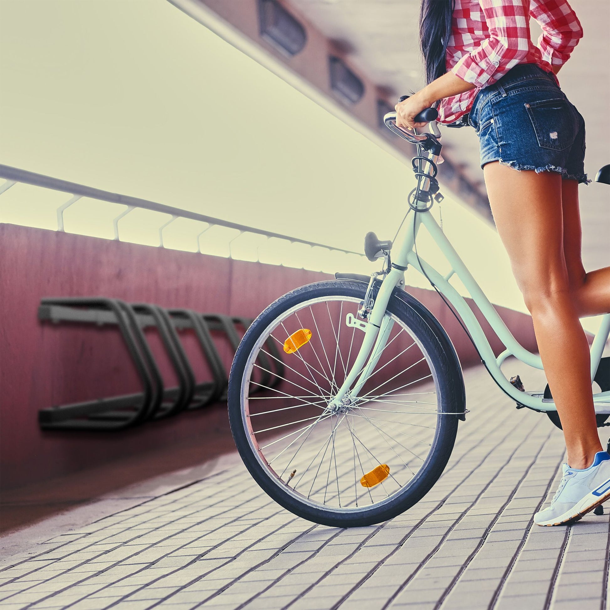 Fahrradständer für 6 Fahrräder Anthrazit von Relaxdays