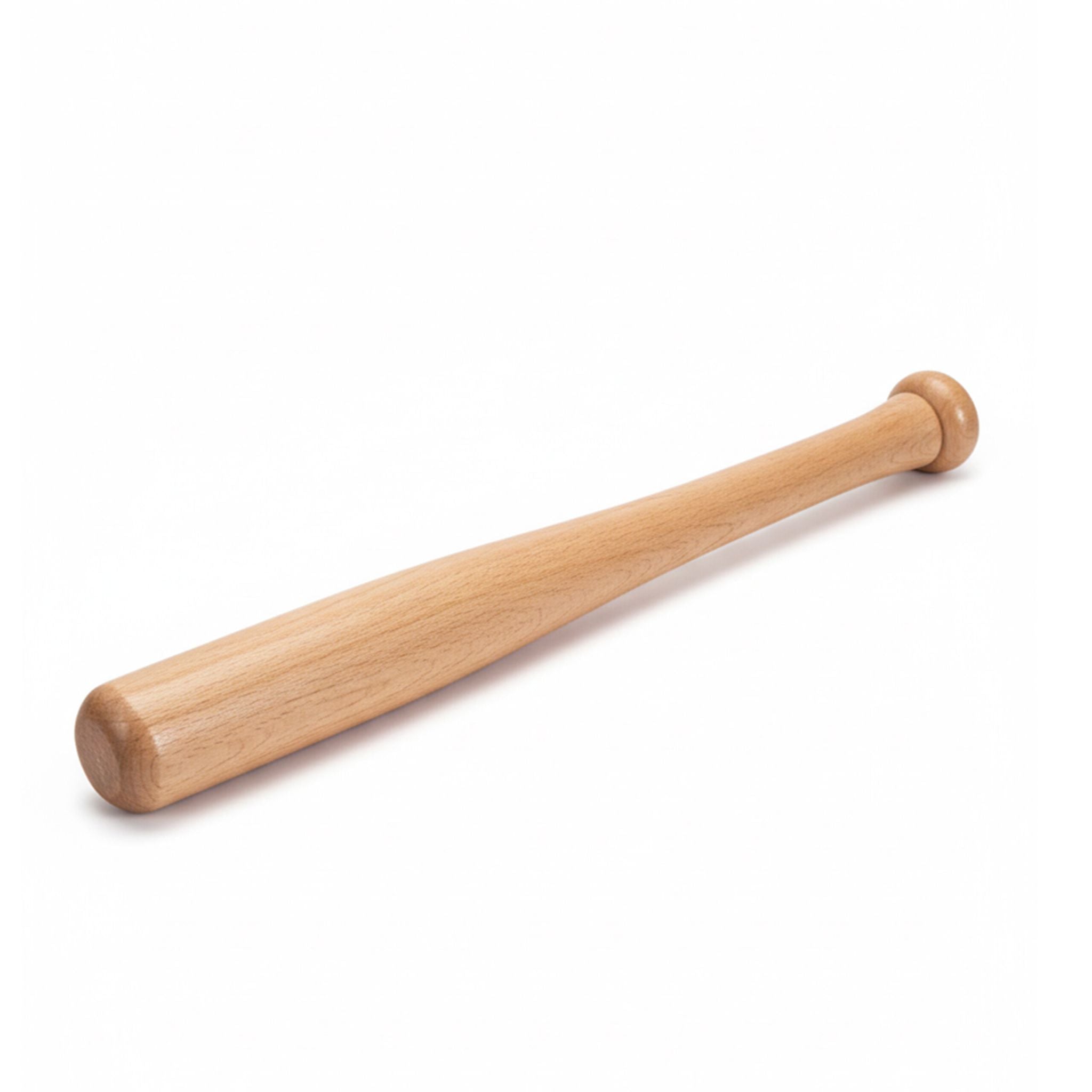 Kleiner Baseballschläger Holz mit Beutel Beige-Hellbraun von Relaxdays