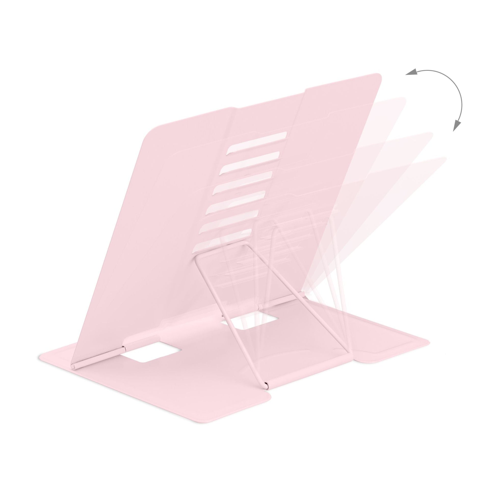 Buchständer 2er-Set höhenverstellbar Hellblau-Rosa von Relaxdays