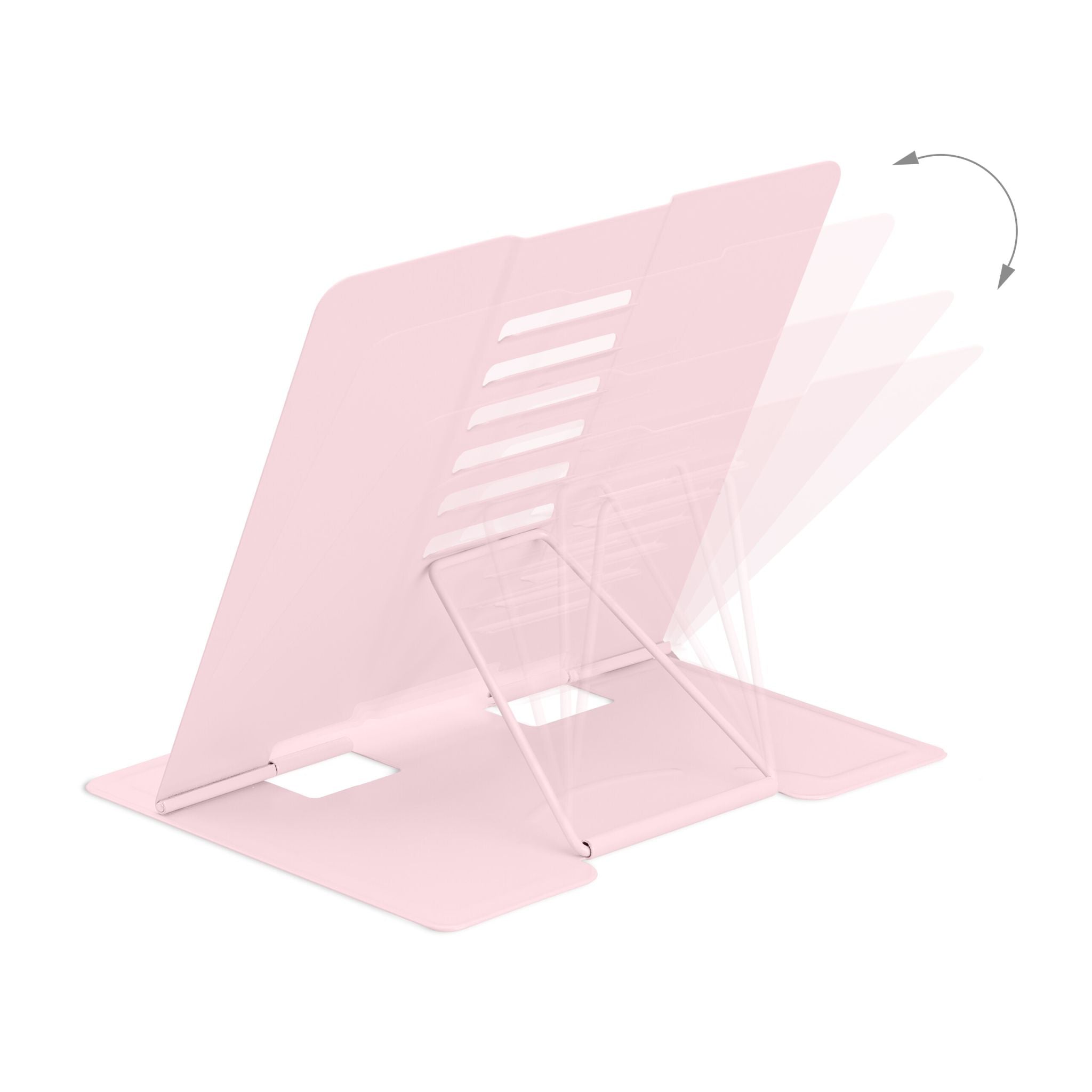 Buchständer 2er-Set höhenverstellbar Hellblau-Rosa von Relaxdays