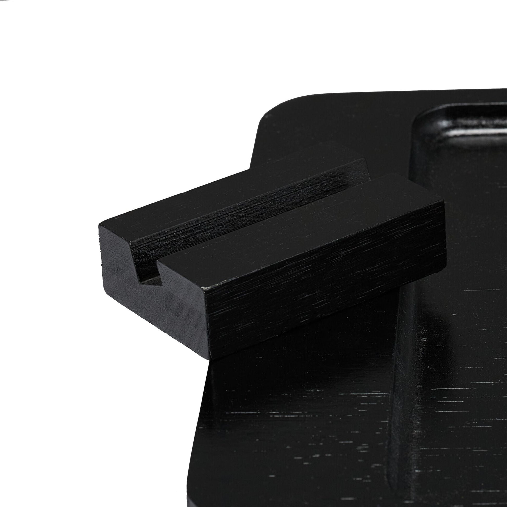 Sofatablett für Armlehne Schwarz von Relaxdays