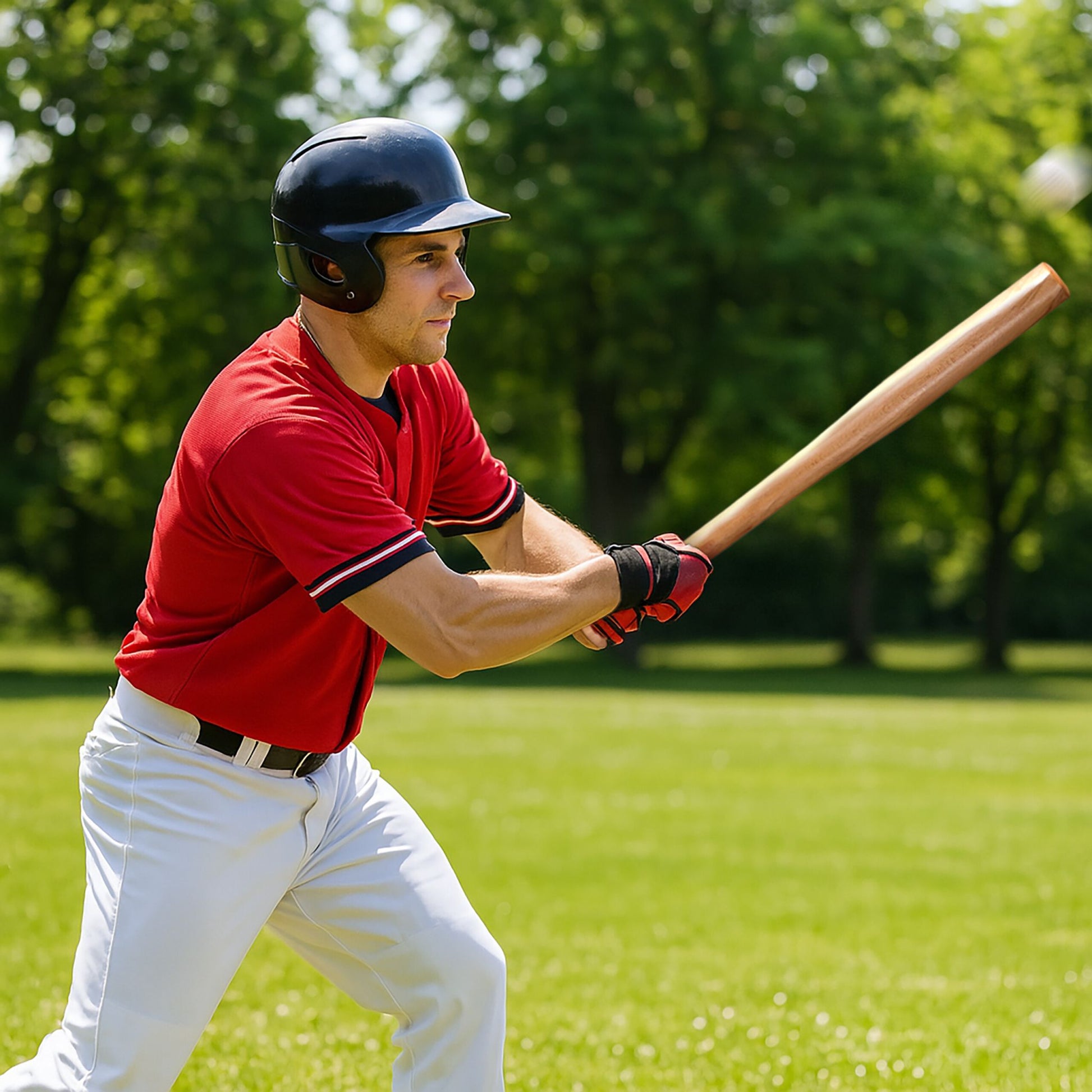 Baseballschläger Holz 34 Hellbraun von Relaxdays
