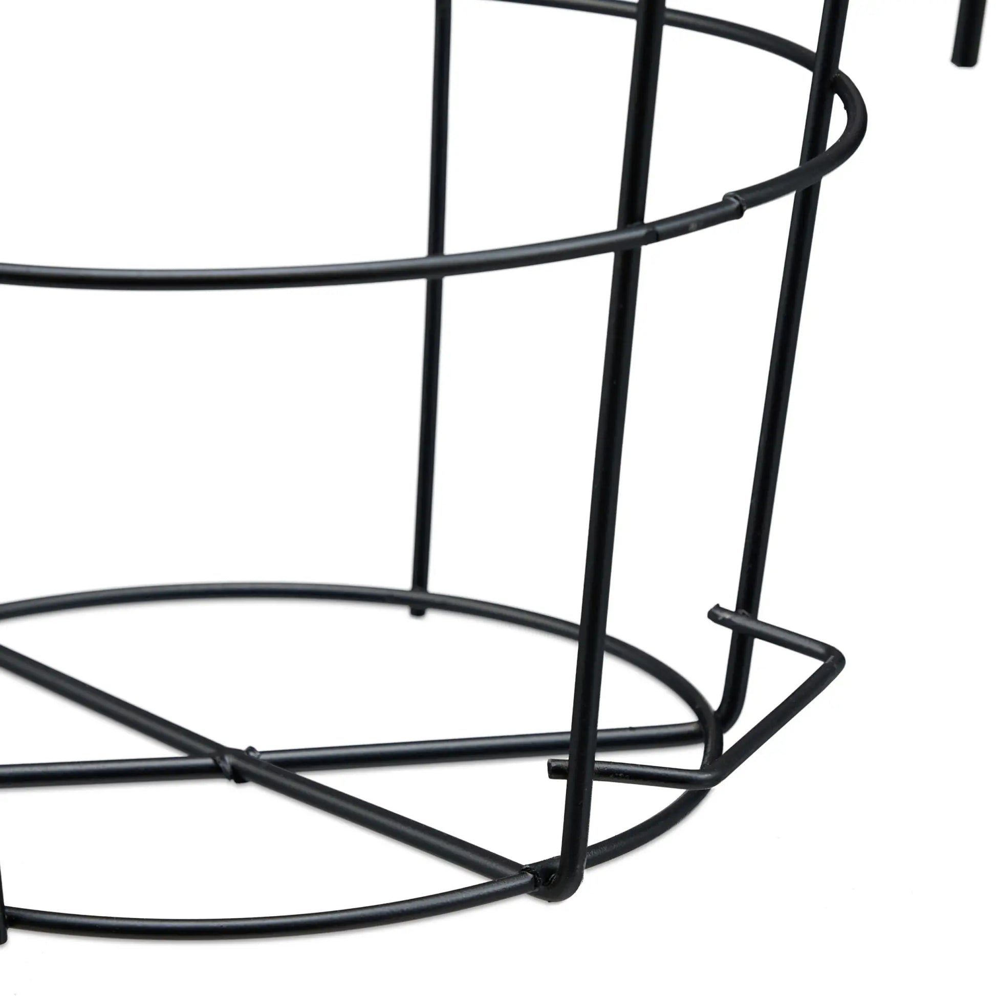 4er-Set Blumentopf Halter für den Balkon Schwarz von Relaxdays