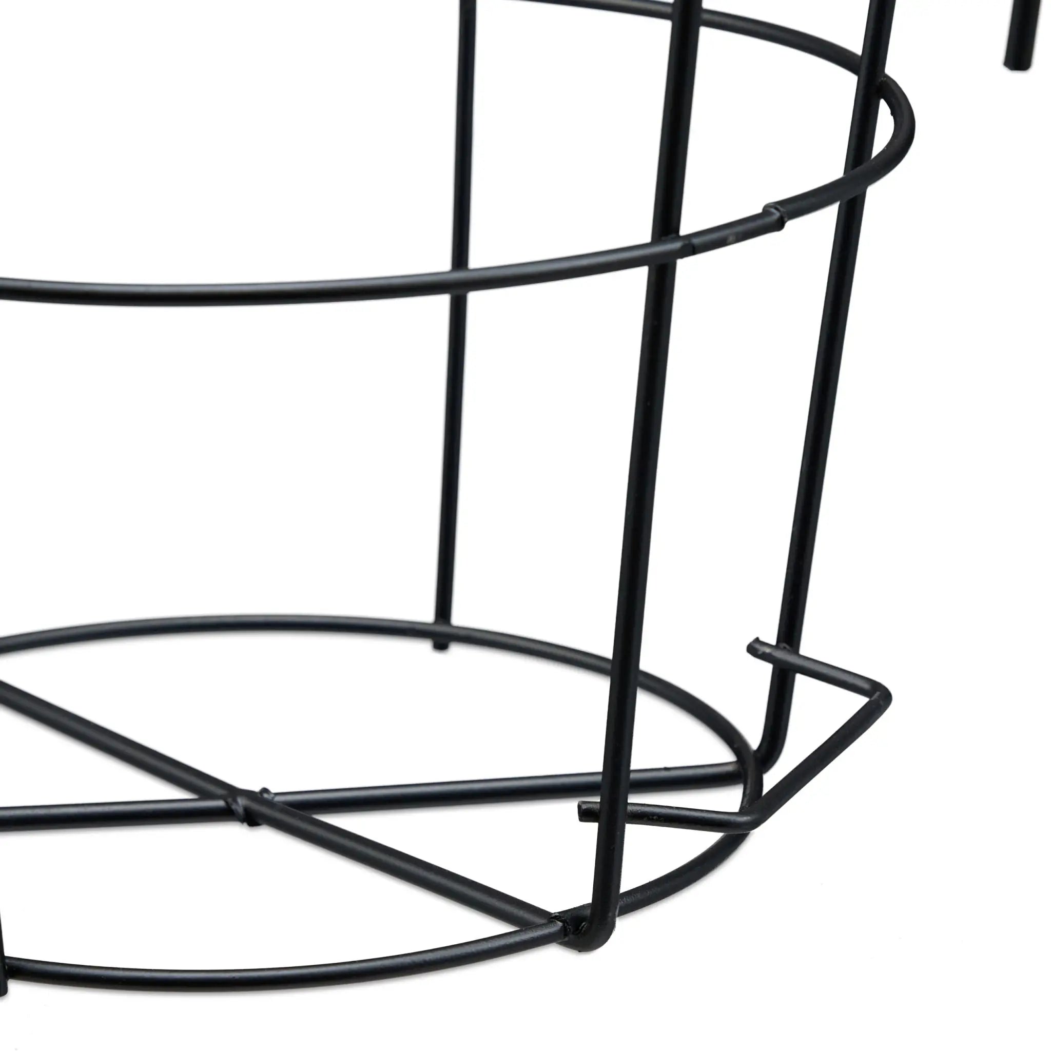 4er-Set Blumentopf Halter für den Balkon Schwarz von Relaxdays