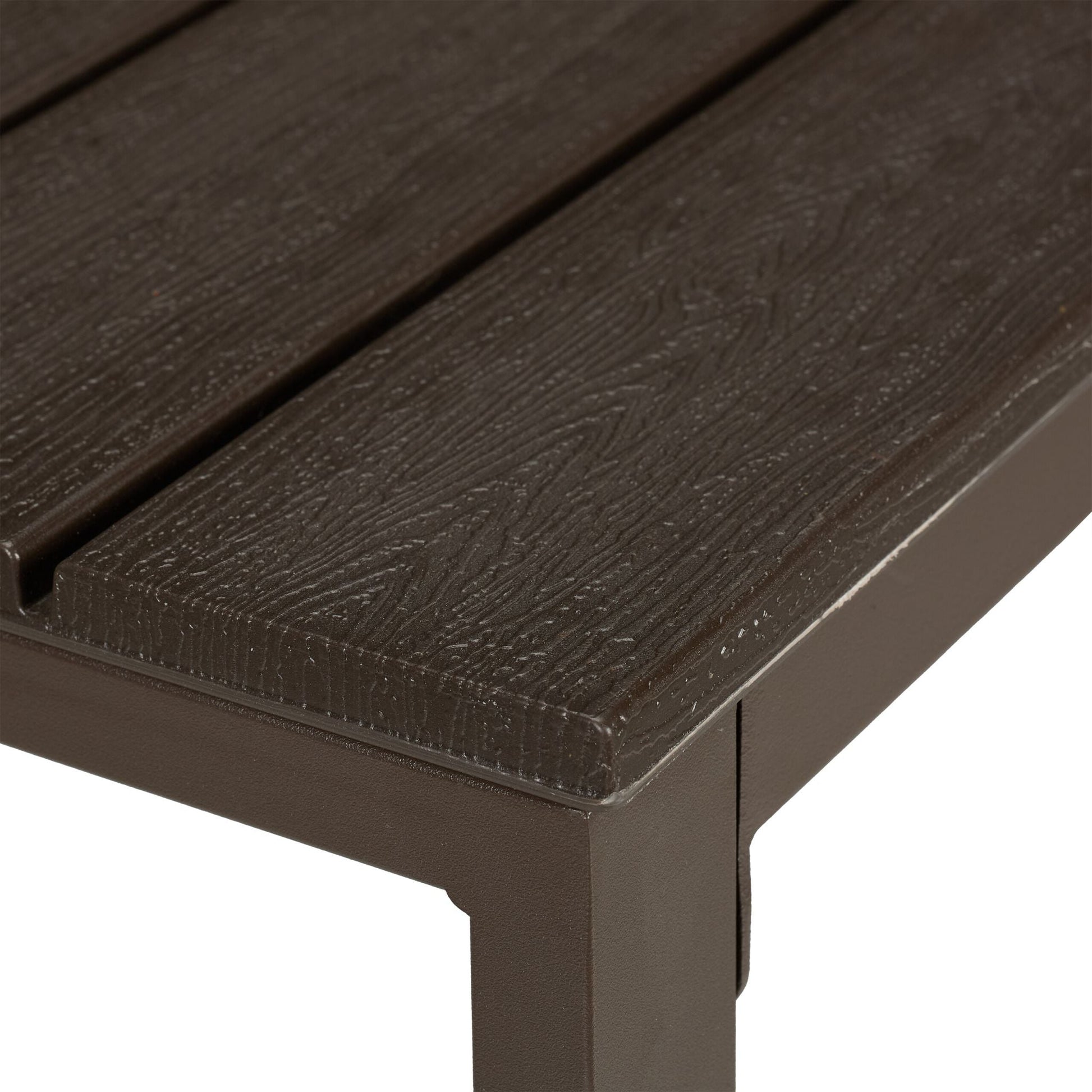 Gartentisch rechteckig Braun von guteszeug.ch