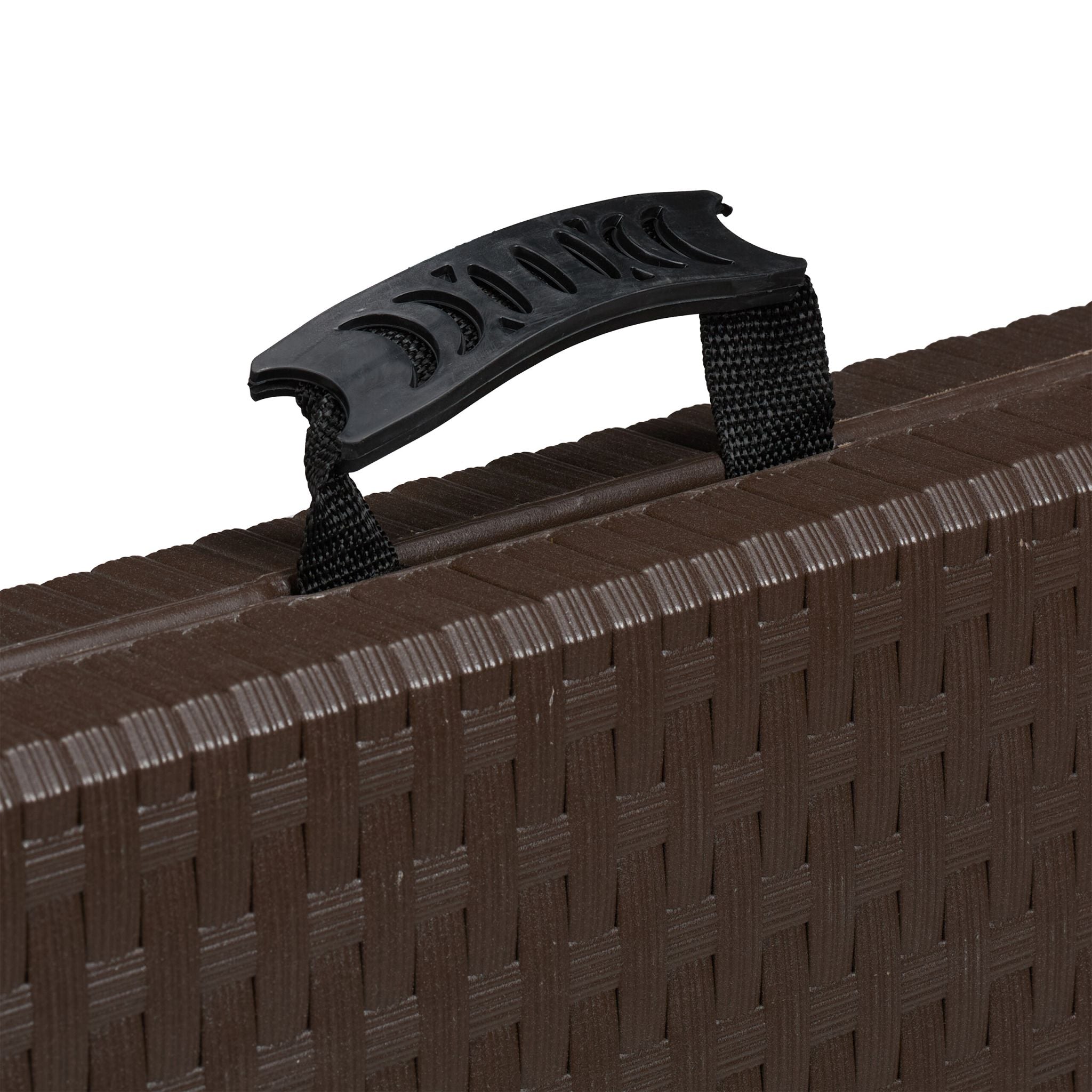 Gartentisch klappbar Braun von Relaxdays
