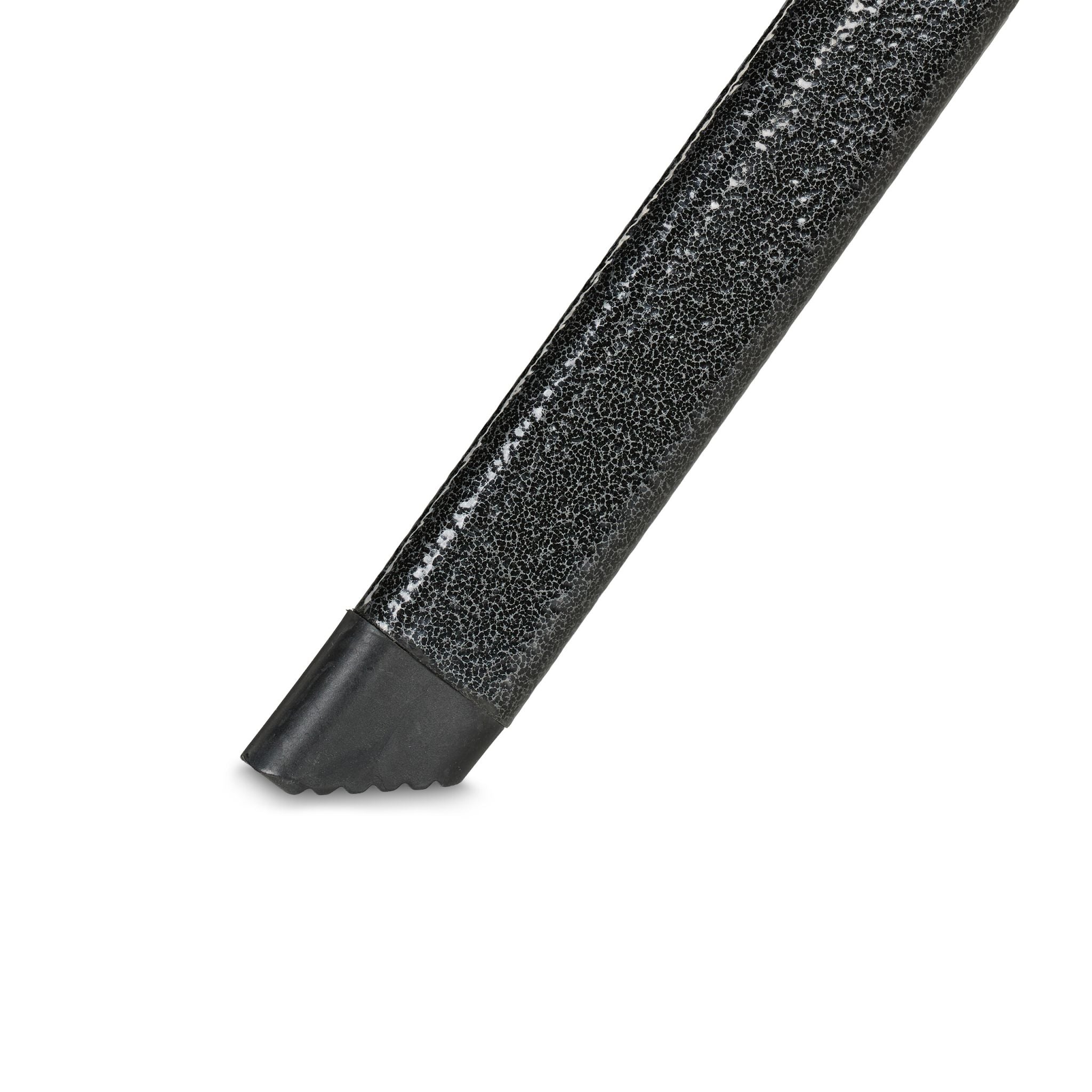 Runder Gartentisch in Rattan-Optik Schwarz von Relaxdays