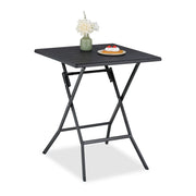 Klapptisch Schwarz von Relaxdays