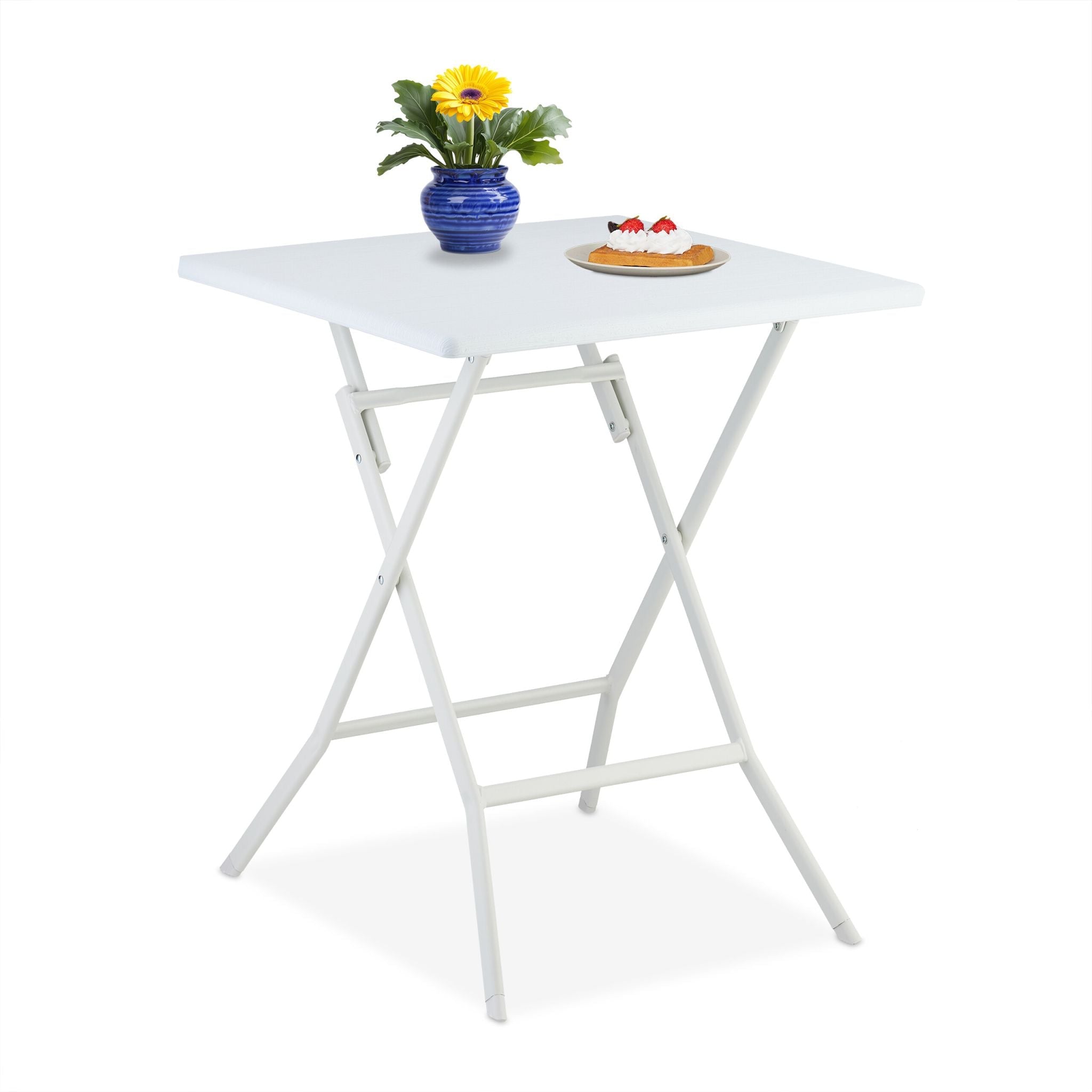 Klapptisch Weiss von Relaxdays