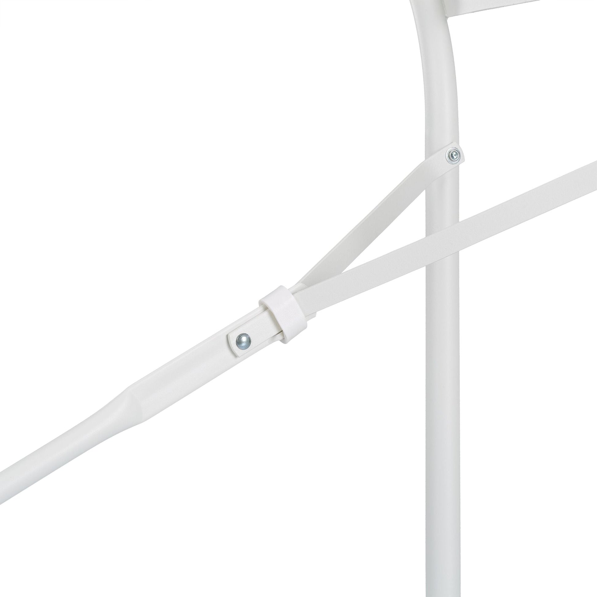 Gartentisch klappbar Anthrazit-Weiss von Relaxdays