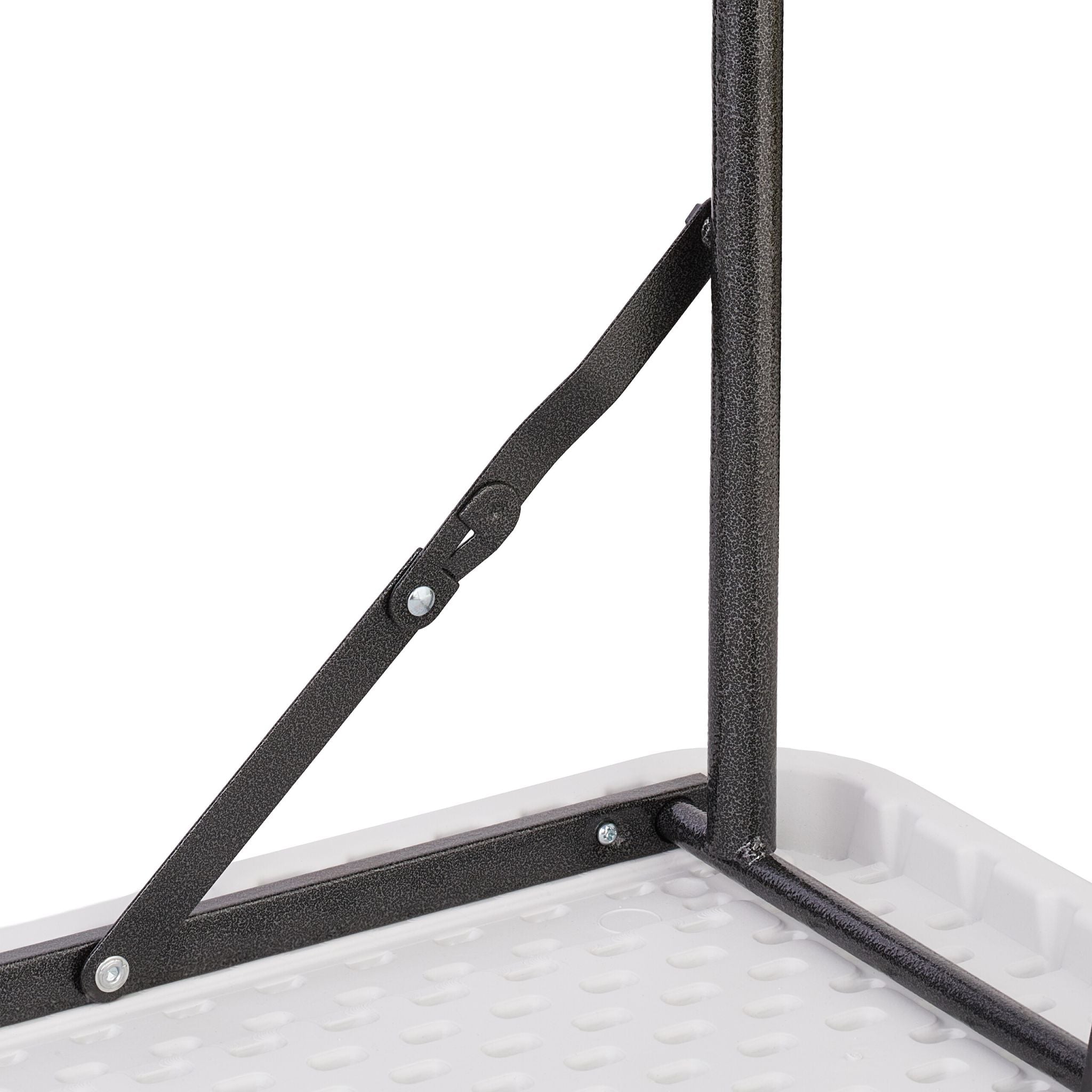 Campingtisch klappbar Weiss-Schwarz von Relaxdays