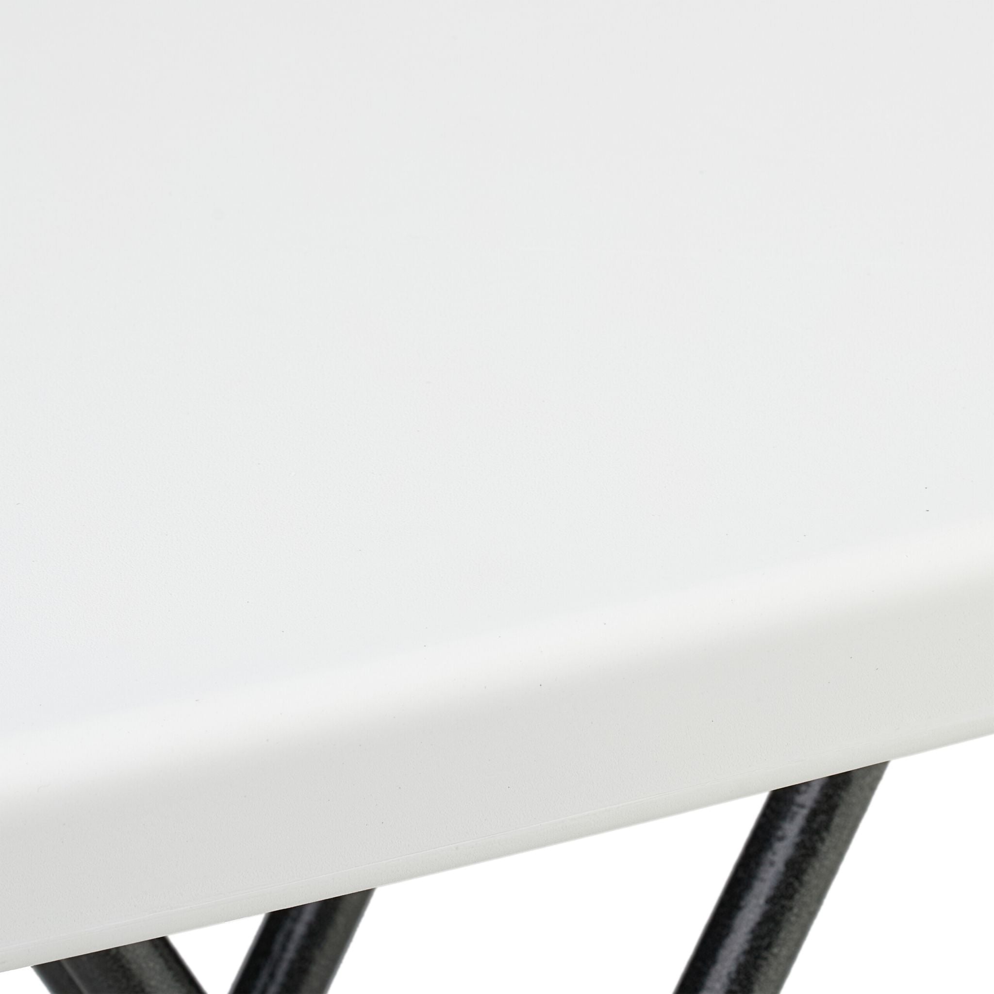 Campingtisch klappbar Weiss-Schwarz von Relaxdays
