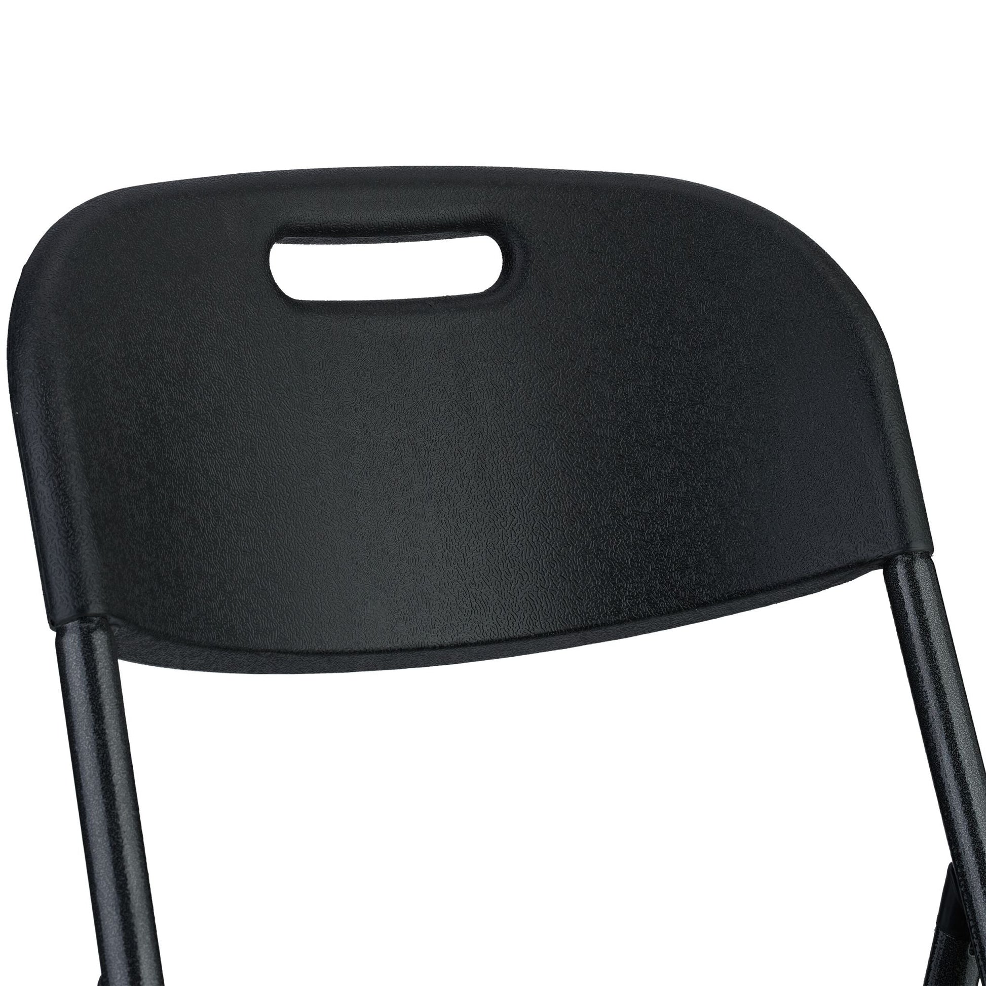 Klappstuhl für Garten 2er-Set Schwarz von Relaxdays