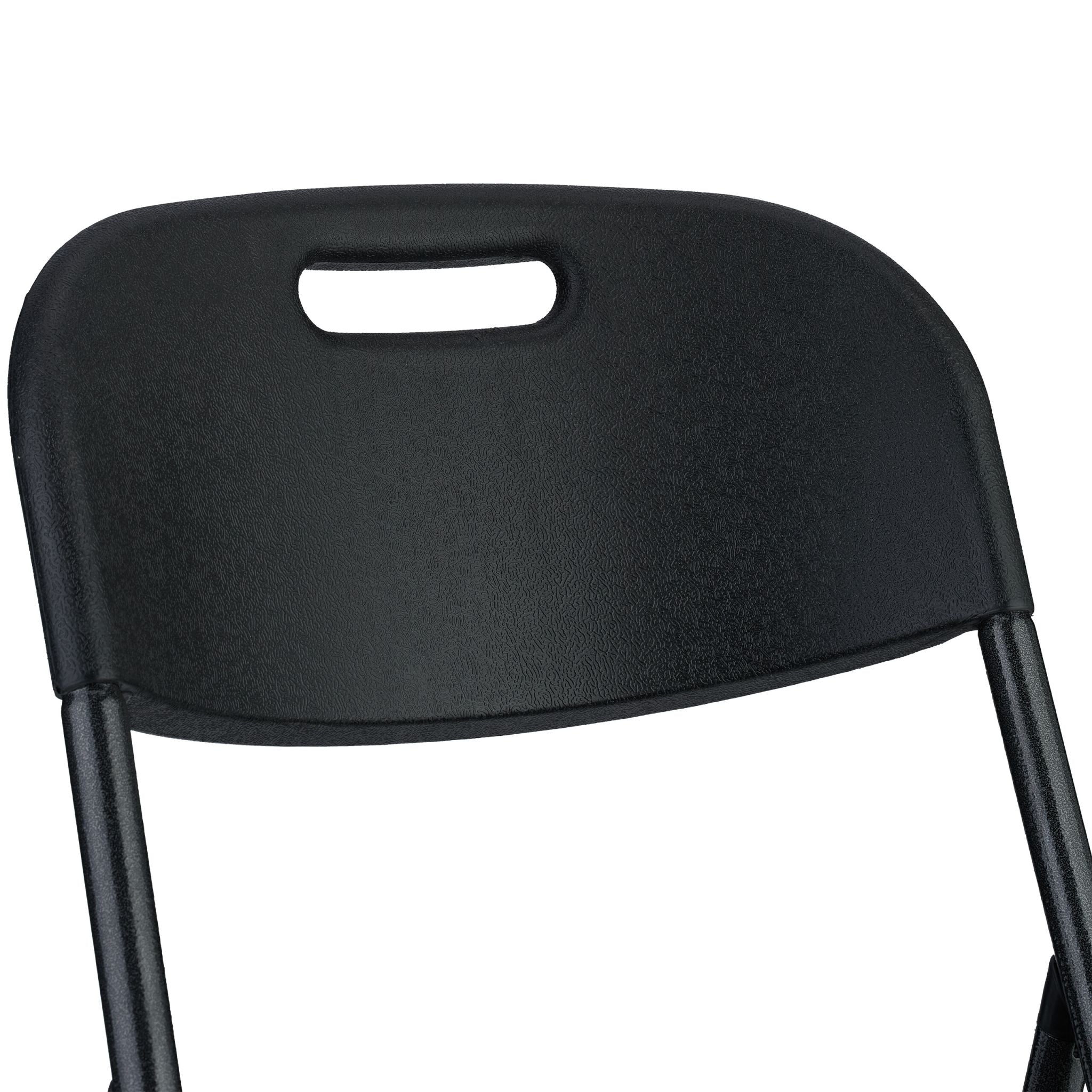 Klappstuhl für Garten 2er-Set Schwarz von Relaxdays