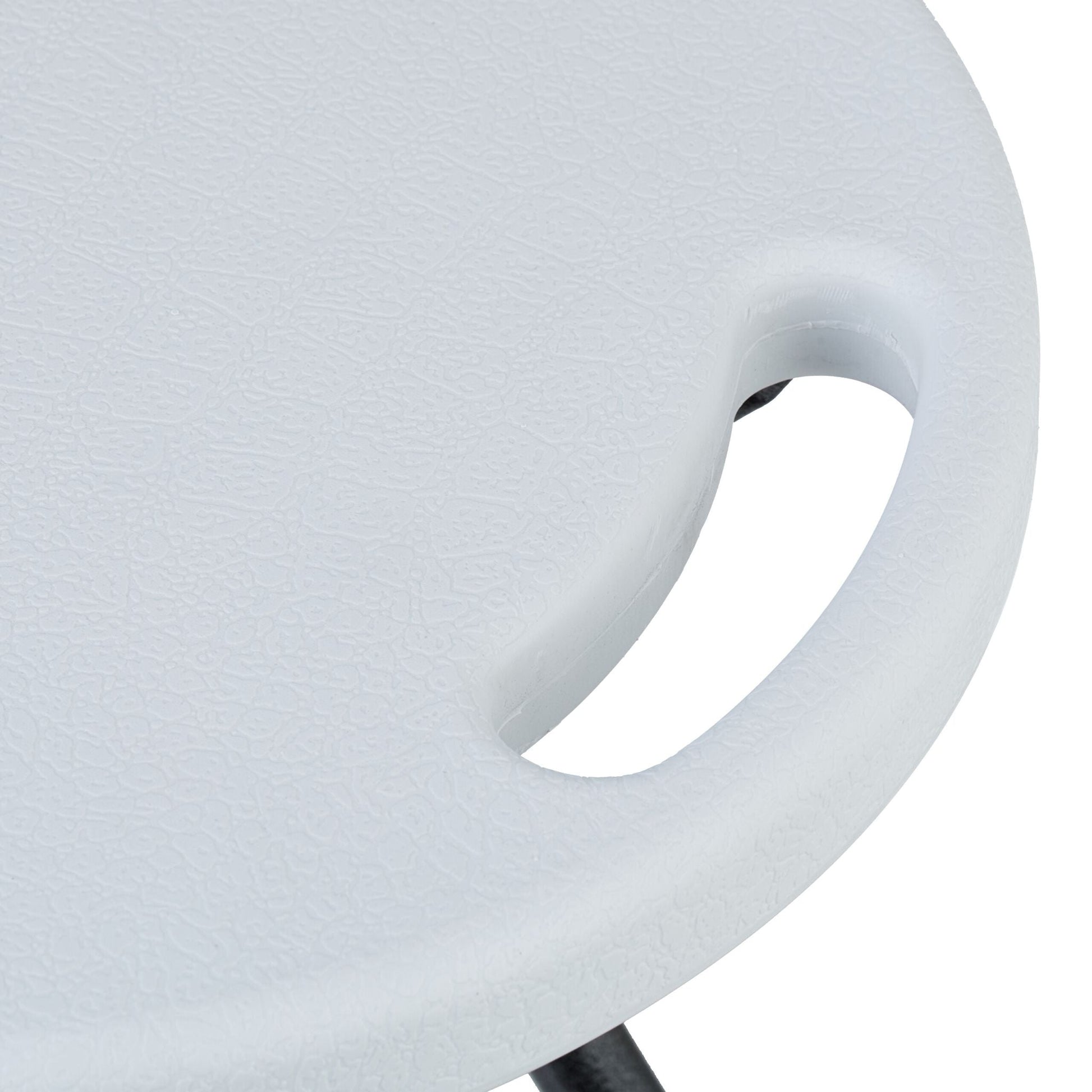 Klapphocker 2er-Set Weiss-Schwarz von Relaxdays
