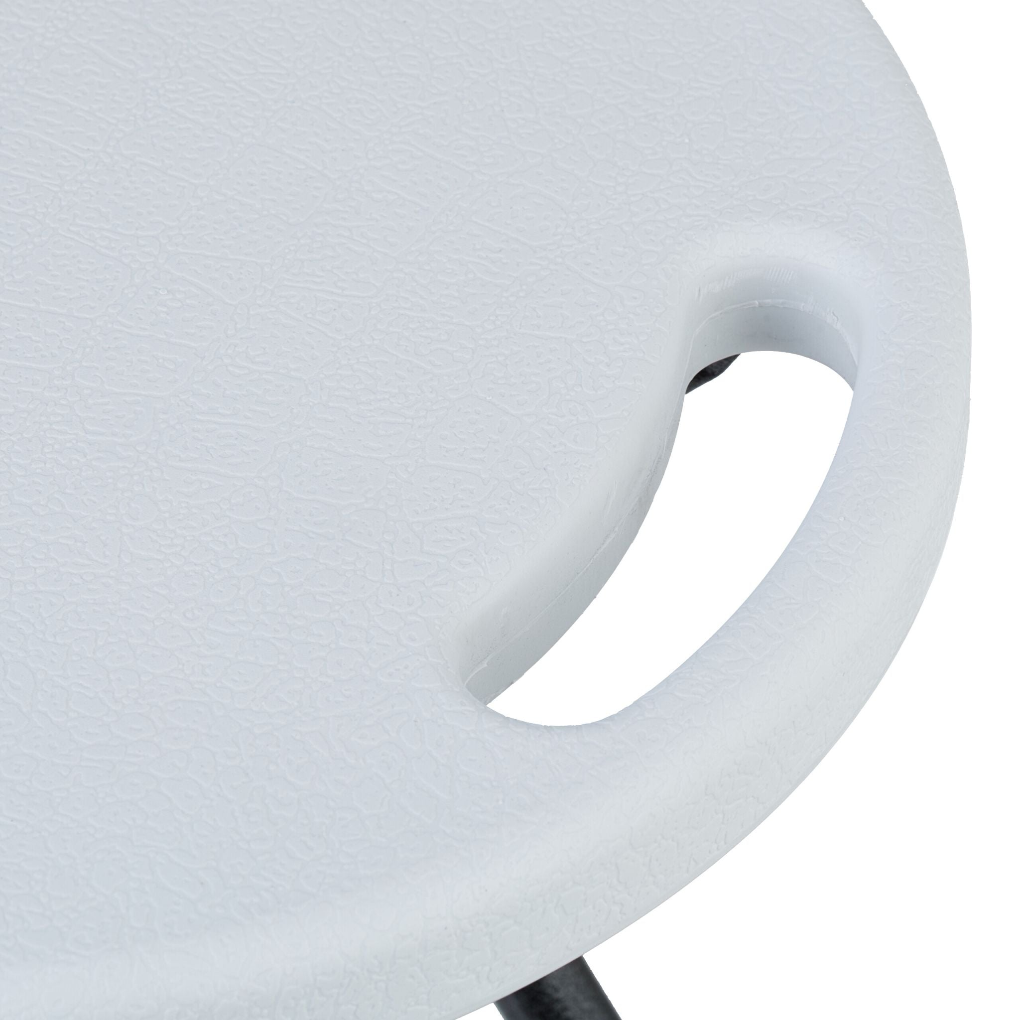 Klapphocker 2er-Set Weiss-Schwarz von Relaxdays