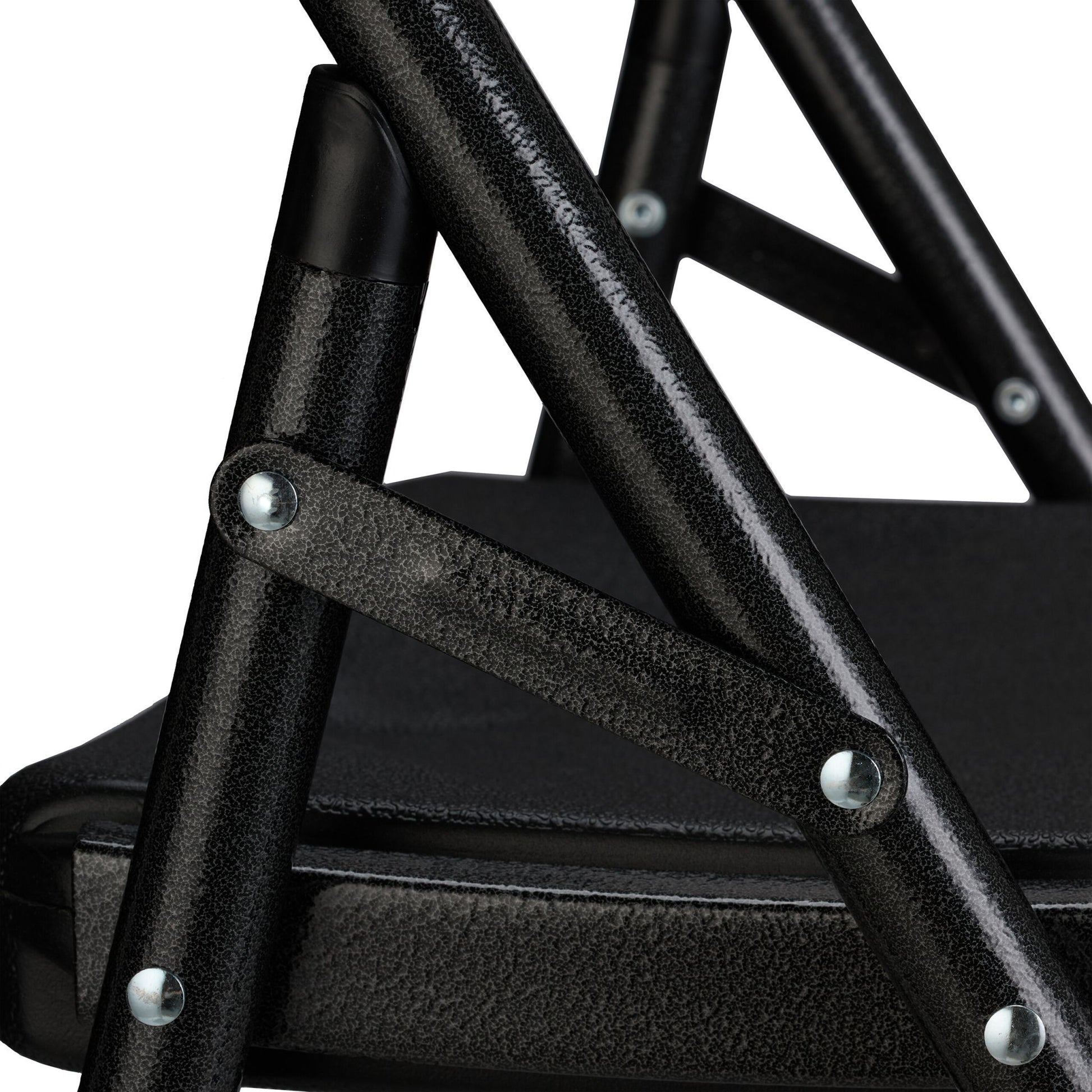 Klappbare Barhocker 2er-Set Schwarz von Relaxdays
