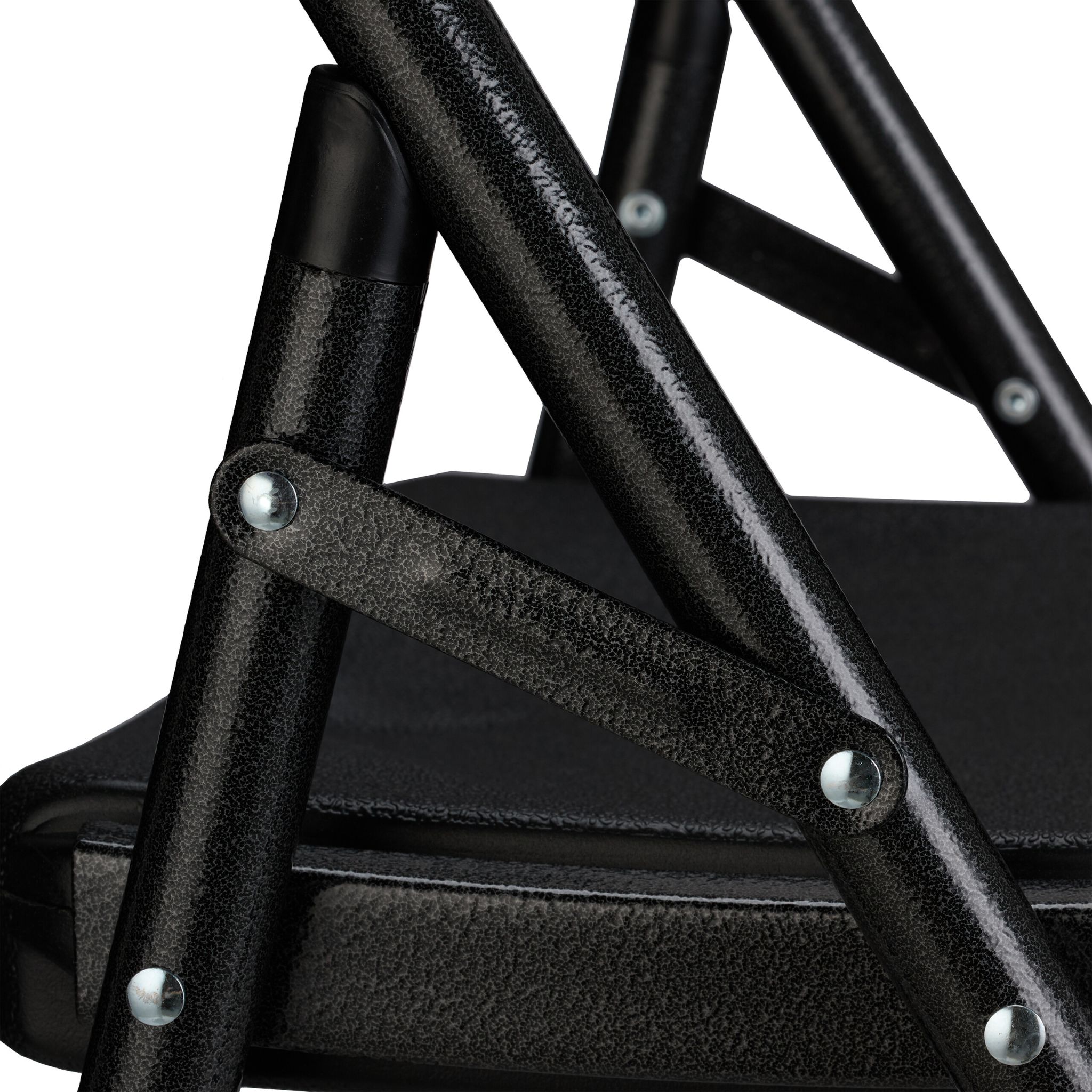 Klappbare Barhocker 2er-Set Schwarz von Relaxdays