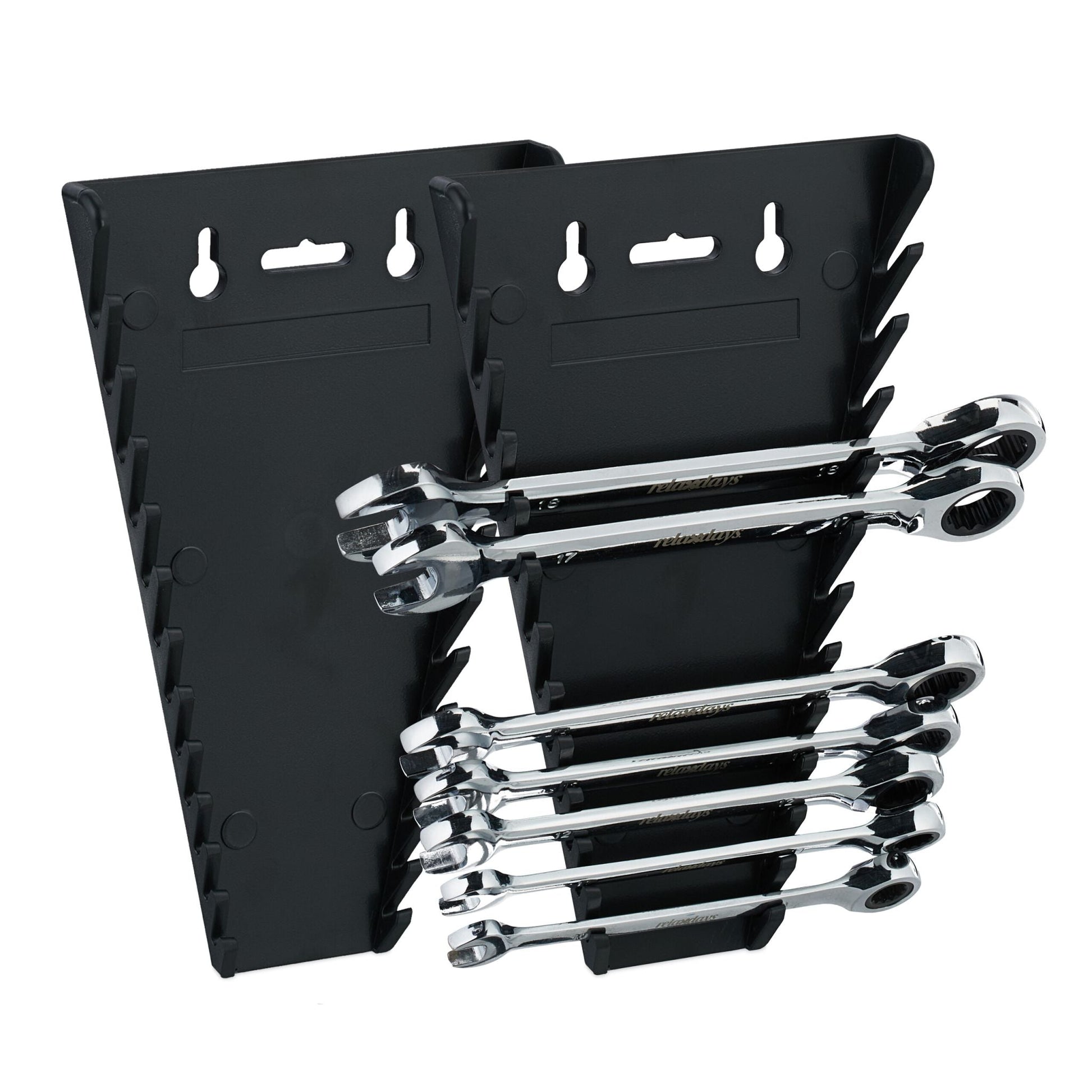 Maulschlüssel Halter magnetisch 2er-Set Schwarz von guteszeug.ch