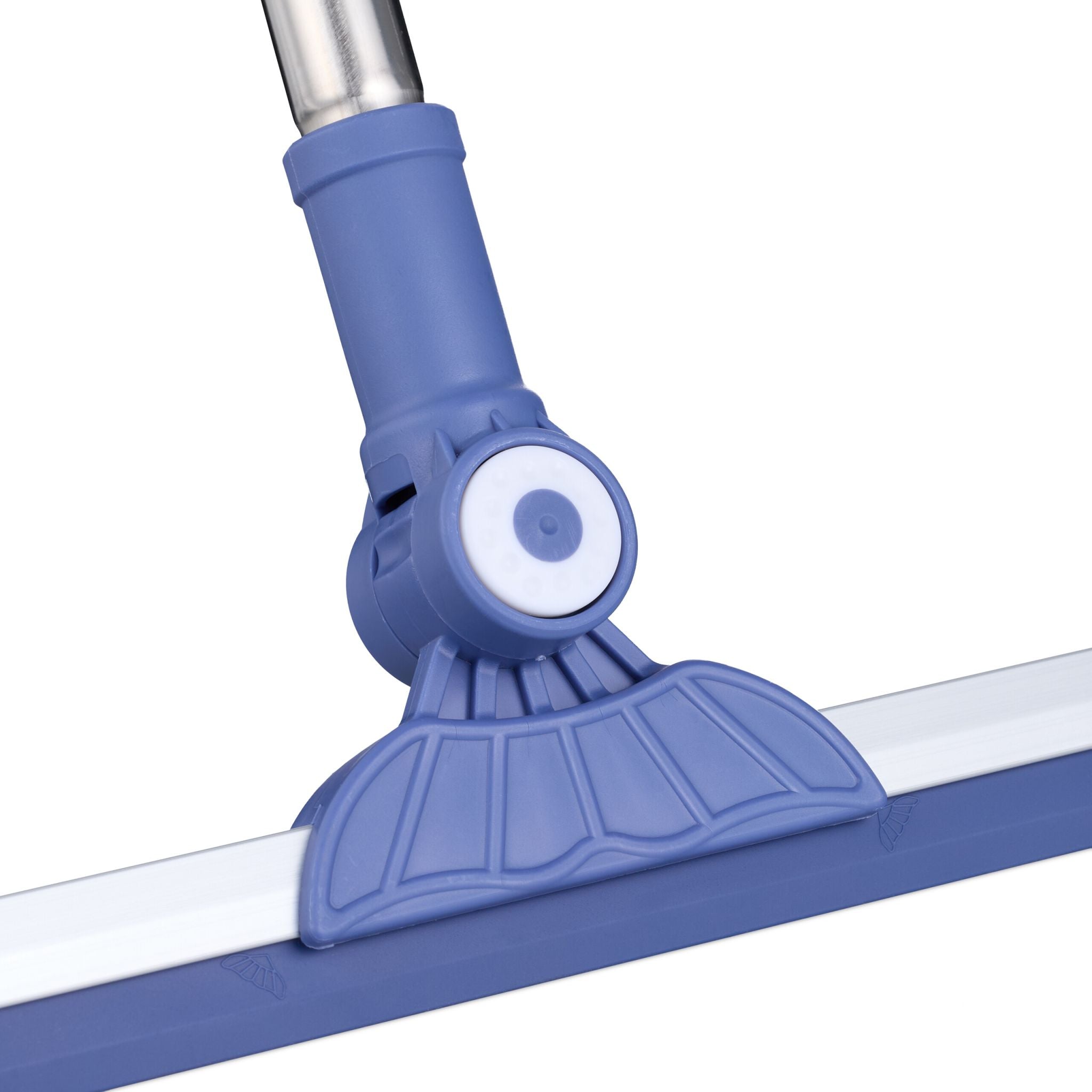 Wasserschieber mit Teleskopstiel Blau-Silber von Relaxdays