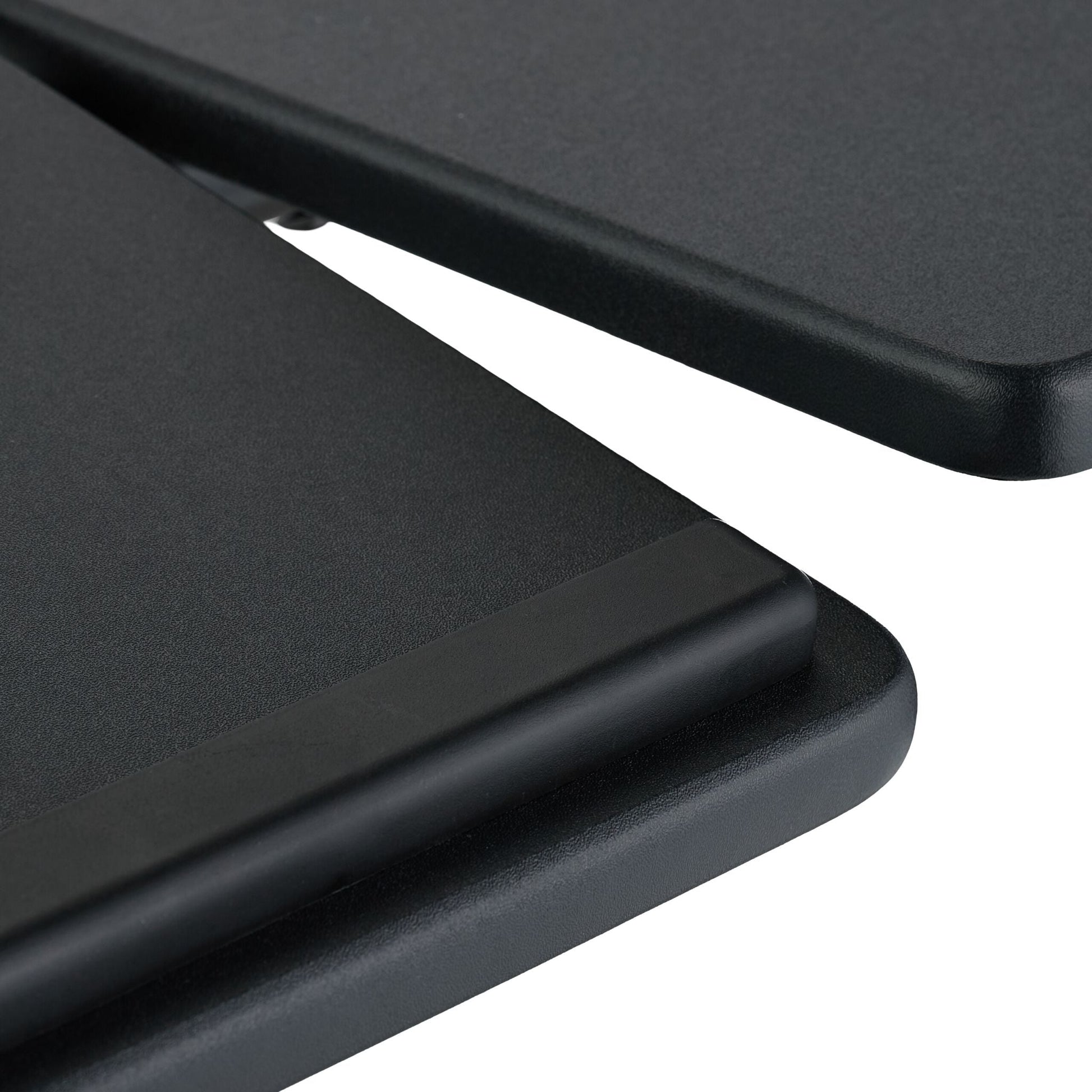 Laptoptisch höhenverstellbar mit Rollen Schwarz von Relaxdays
