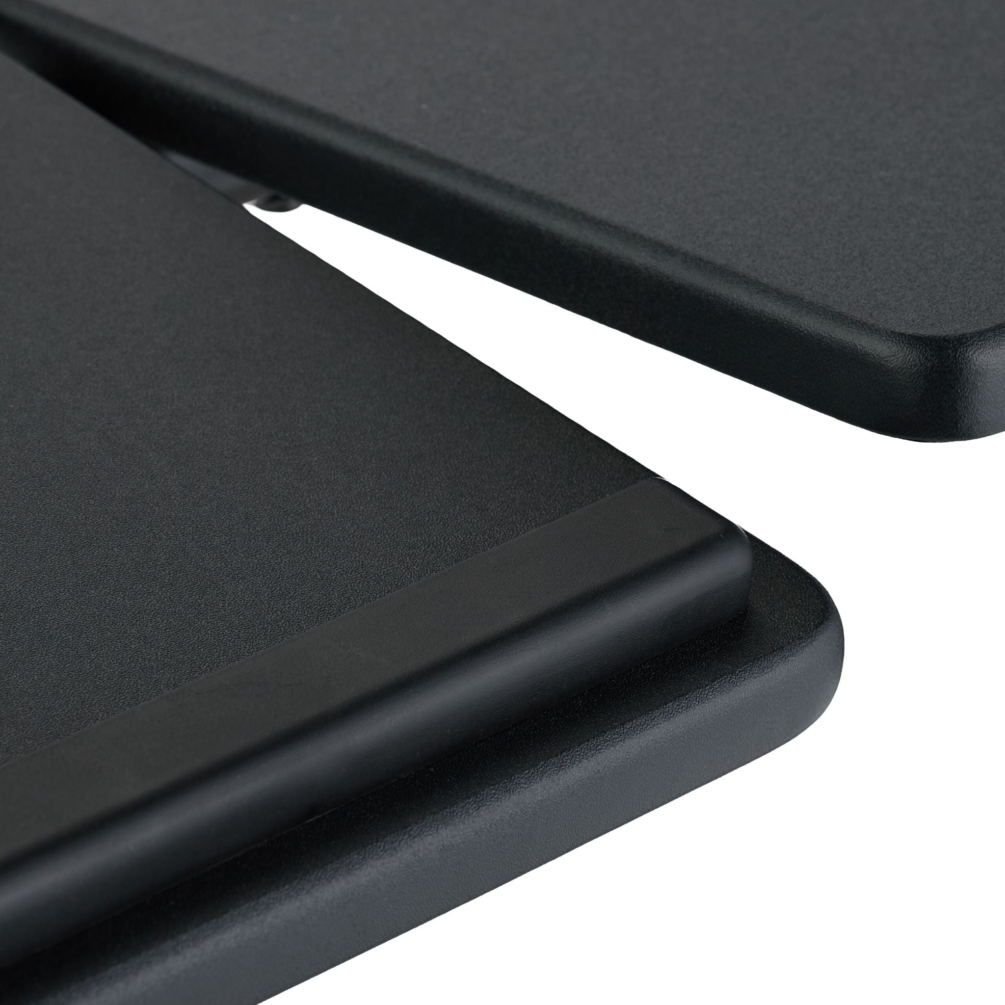 Laptoptisch höhenverstellbar mit Rollen Schwarz von Relaxdays