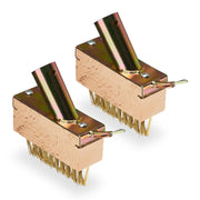 Fugenbürste Unkraut 2er-Set Gold-Hellbraun von Relaxdays