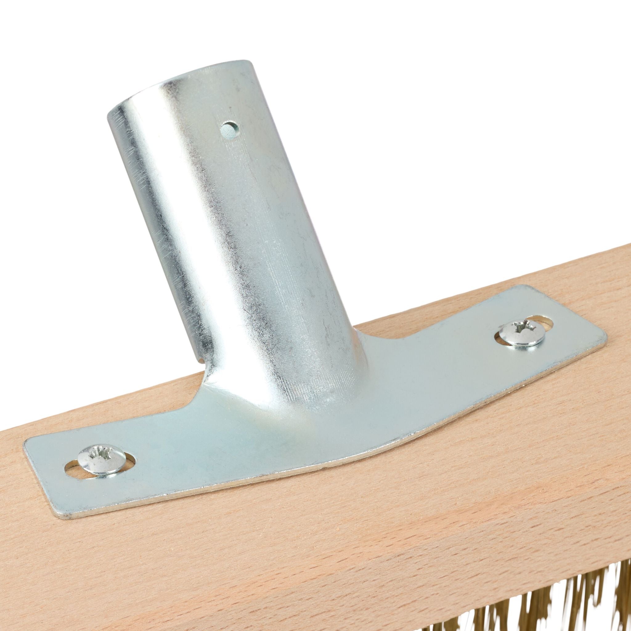 Drahtbesen mit Stahlborsten 2er-Set Gold-Hellbraun-Silber von Relaxdays