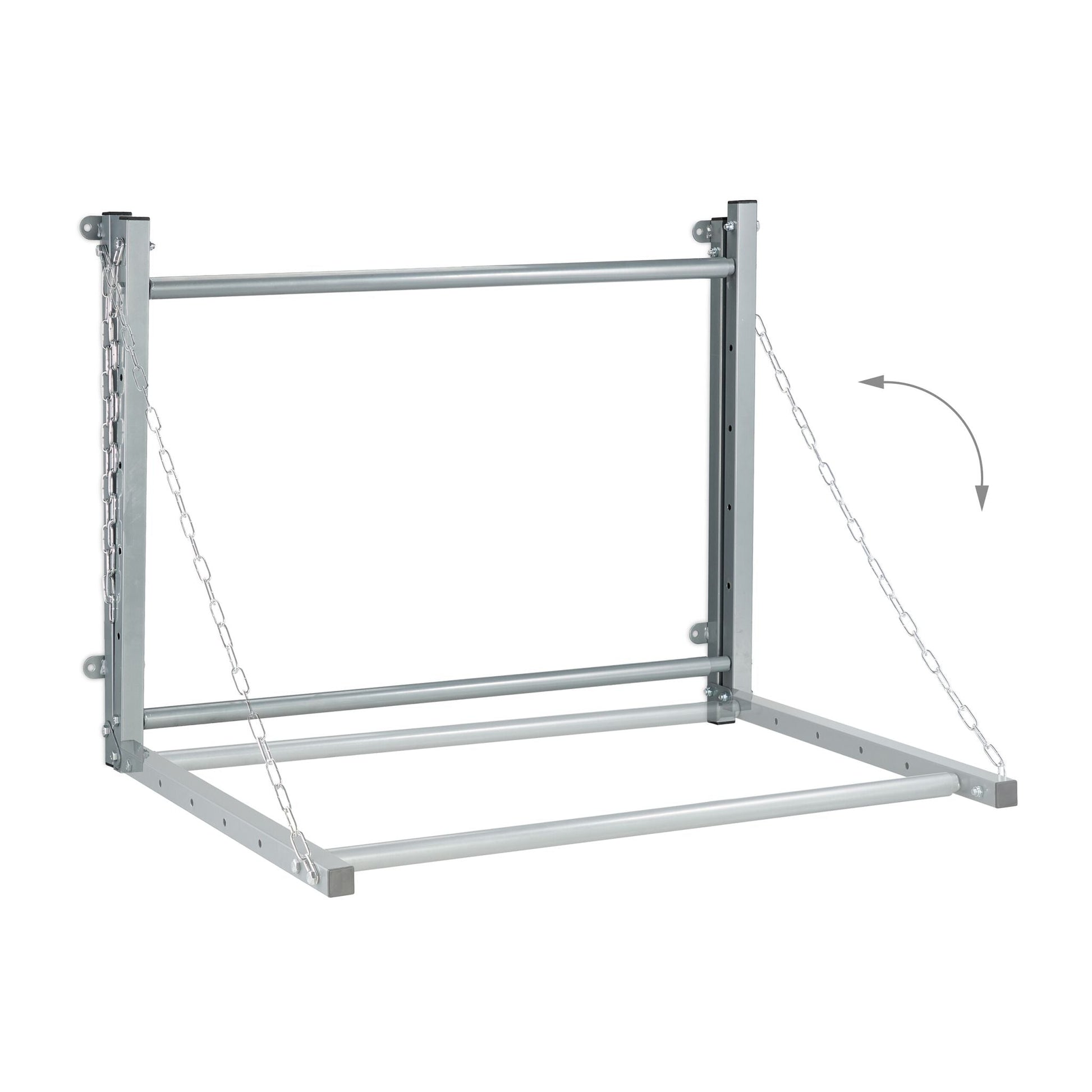 Reifenregal Wandmontage Grau von Relaxdays