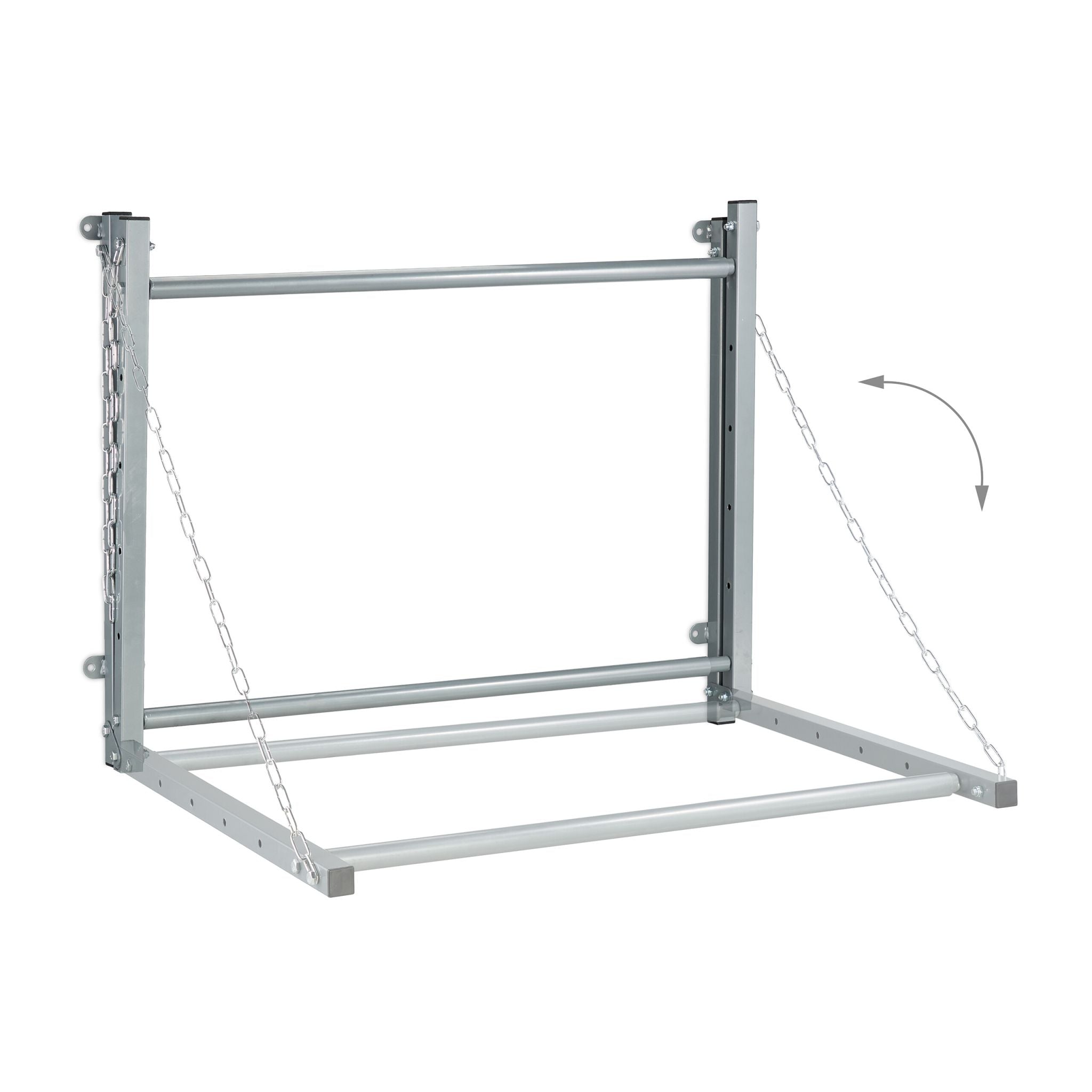 Reifenregal Wandmontage Grau von Relaxdays