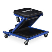Rollbrett Werkstatt Blau-Schwarz von Relaxdays