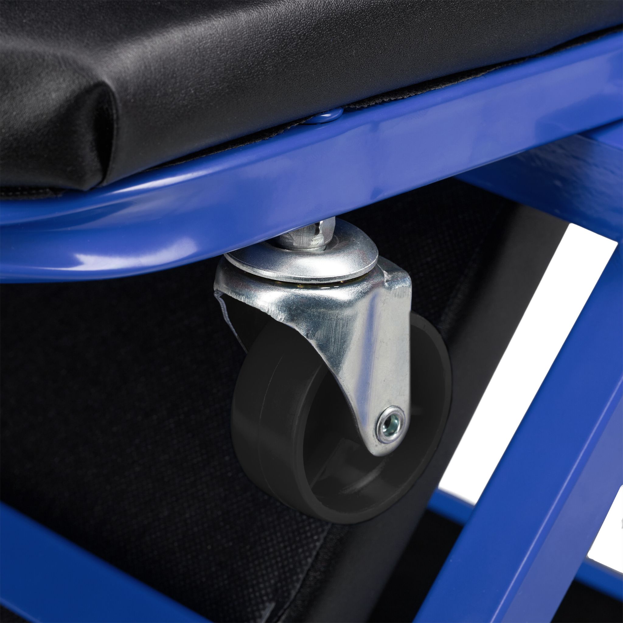 Rollbrett Werkstatt Blau-Schwarz von Relaxdays