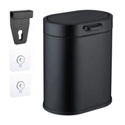 Hängender Mülleimer 5L Schwarz von Relaxdays