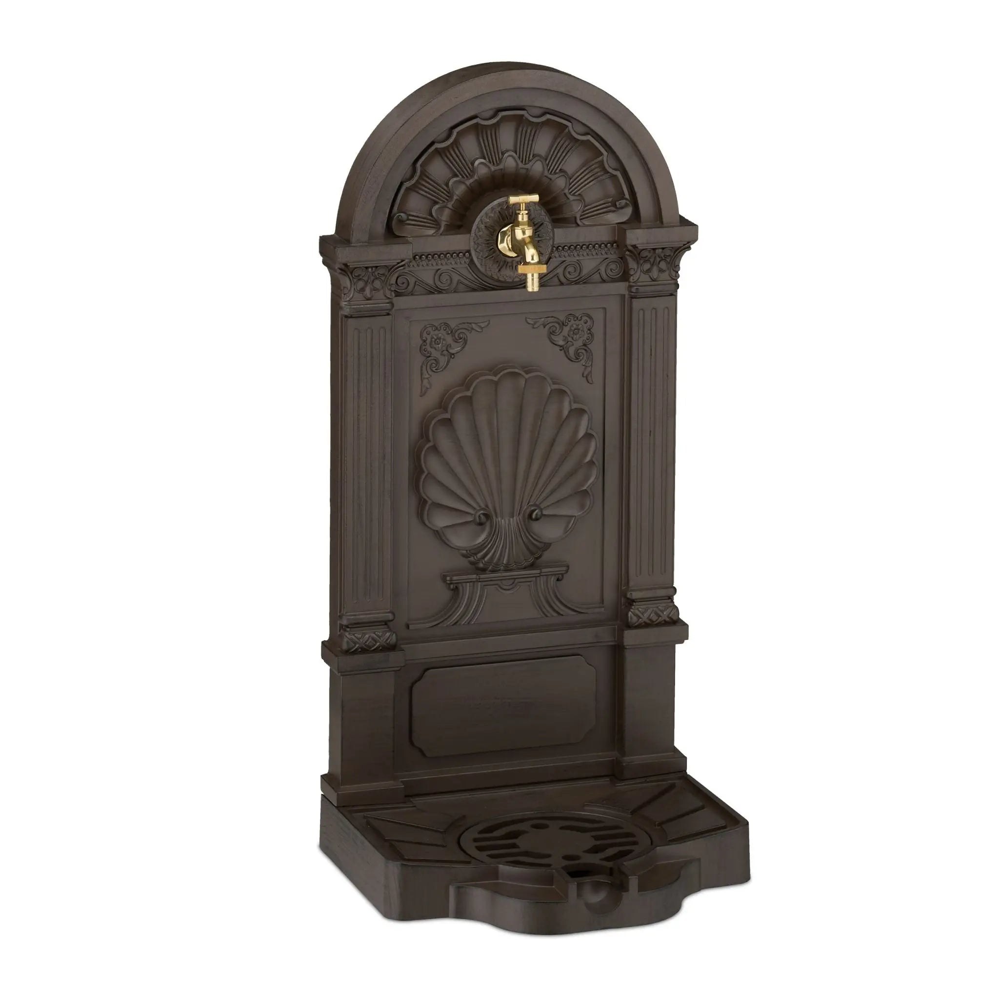Standbrunnen Antik Dunkelbraun von Relaxdays