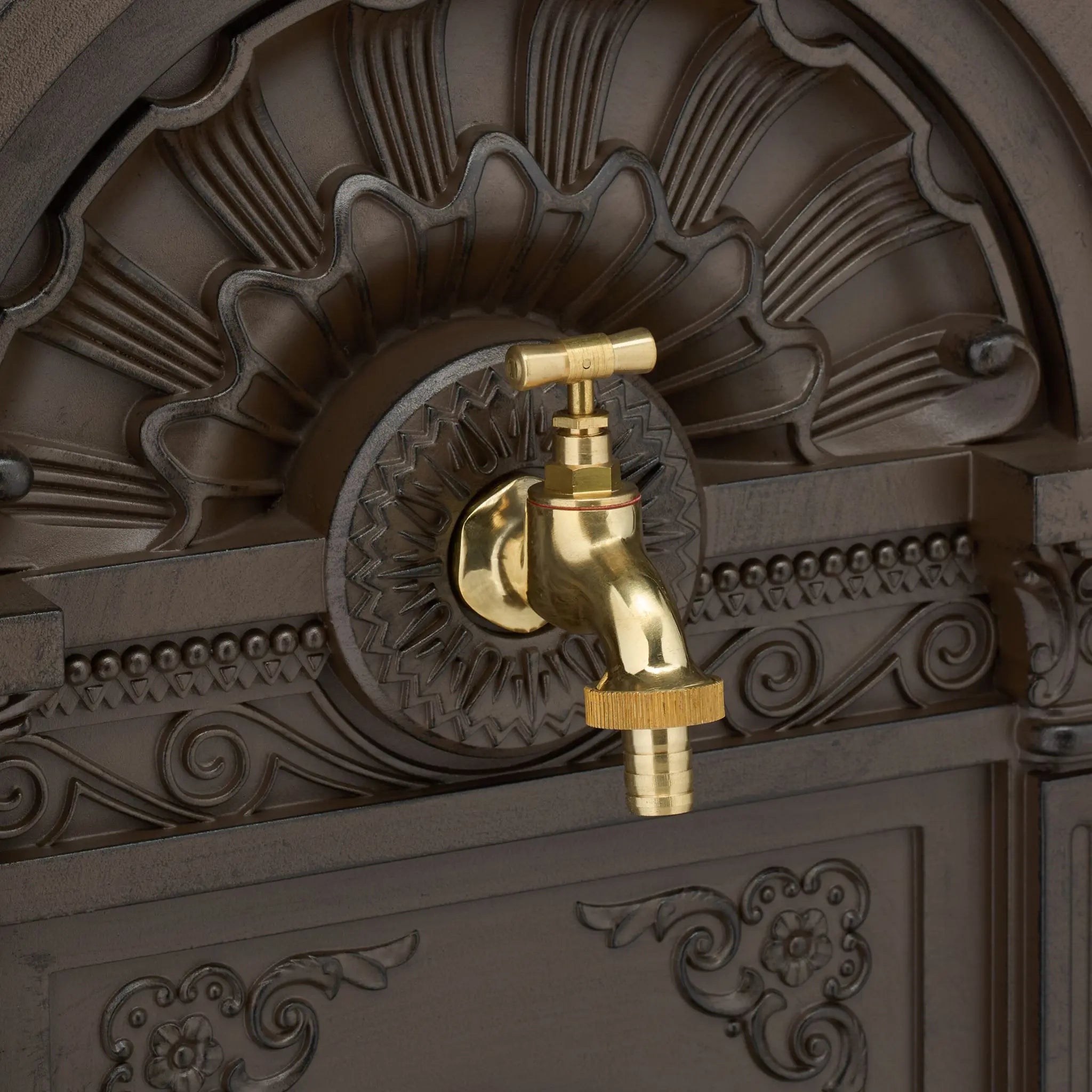 Standbrunnen Antik Dunkelbraun von Relaxdays