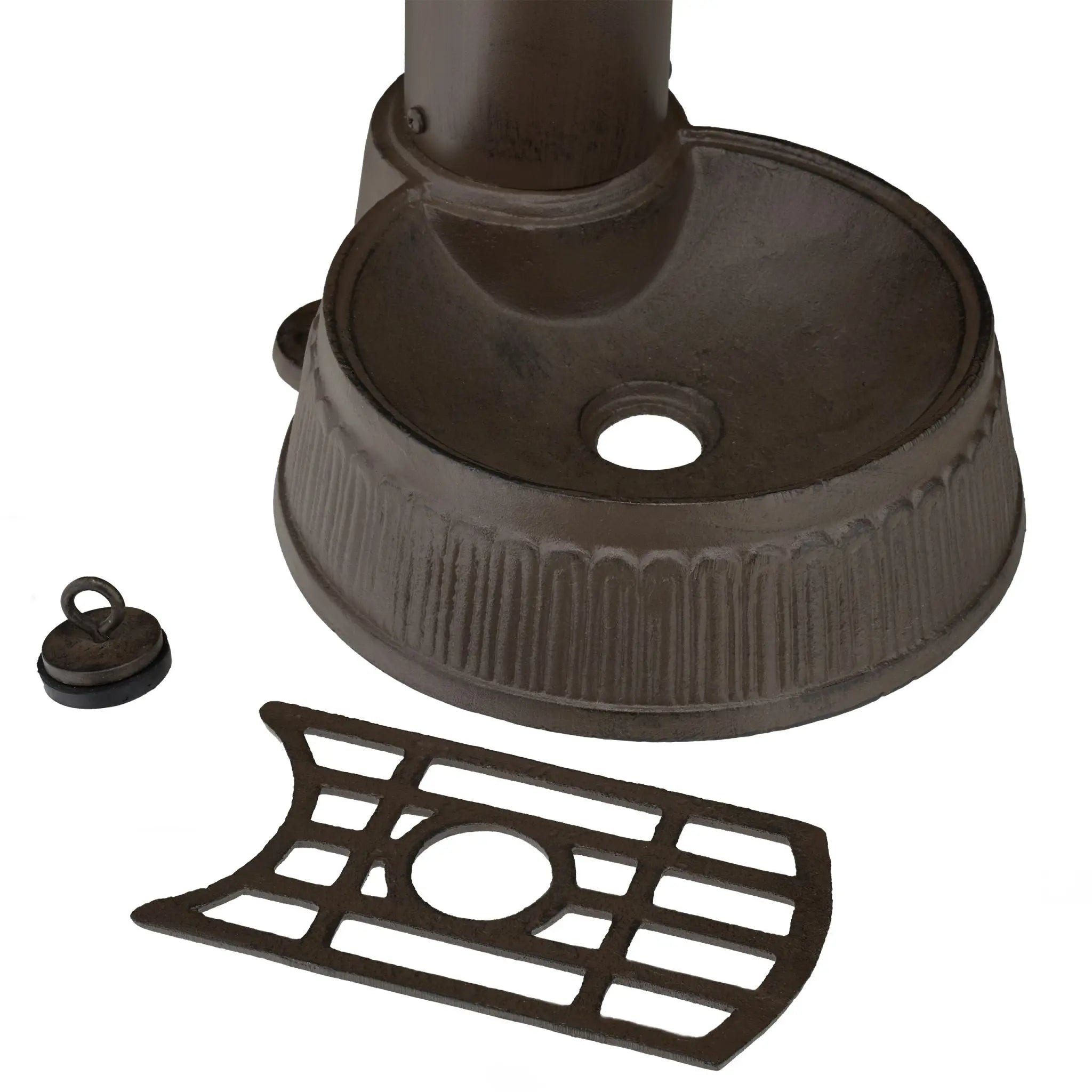 Standbrunnen antik 65cm Dunkelbraun von Relaxdays