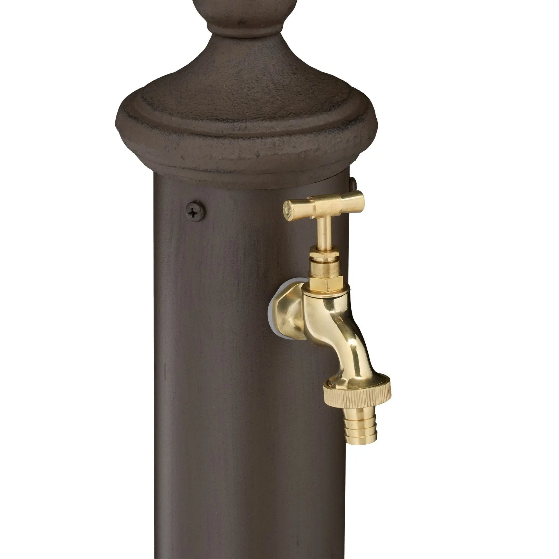 Standbrunnen antik 65cm Dunkelbraun von Relaxdays