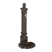 Standbrunnen antik 82cm Dunkelbraun von Relaxdays