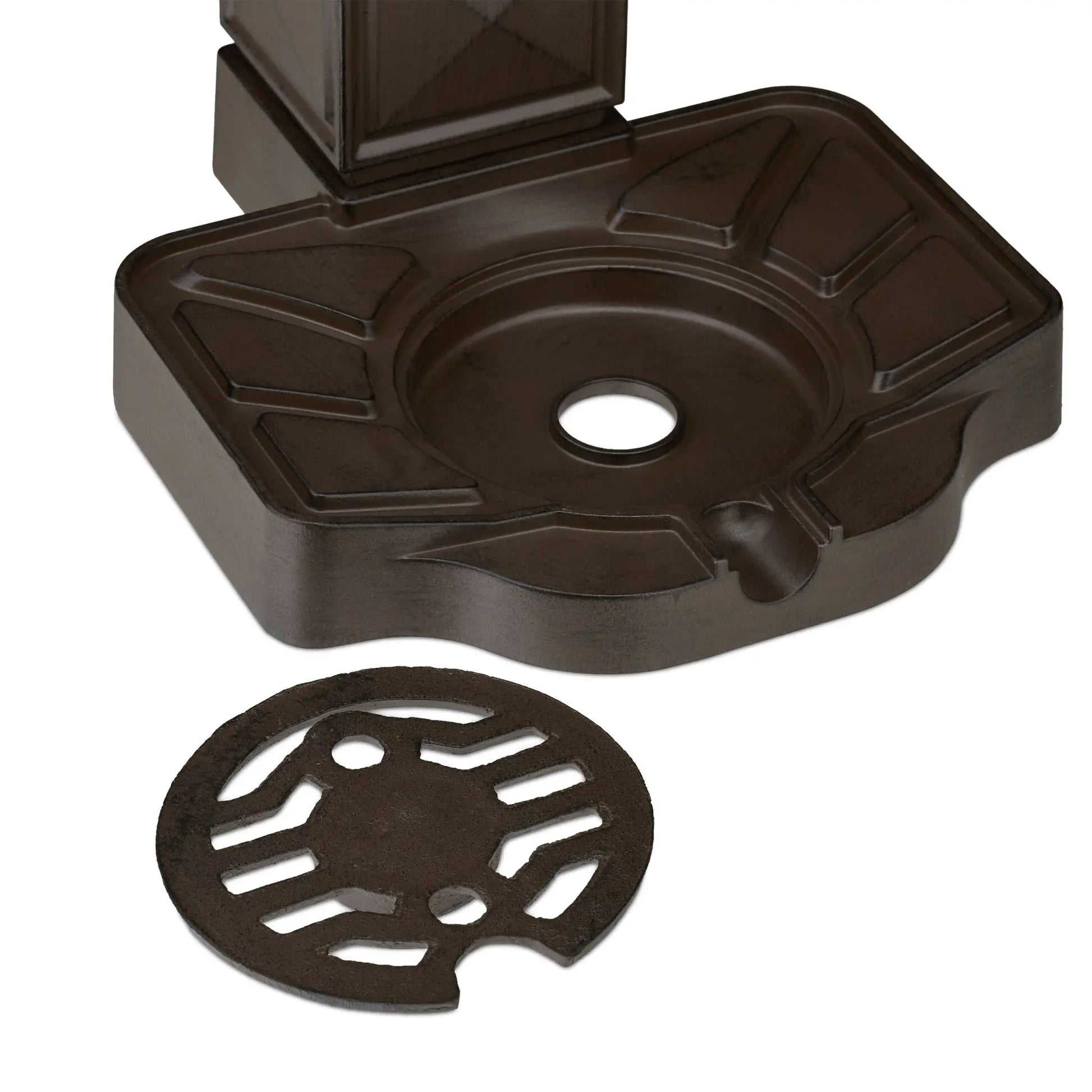 Standbrunnen antik 82cm Dunkelbraun von Relaxdays