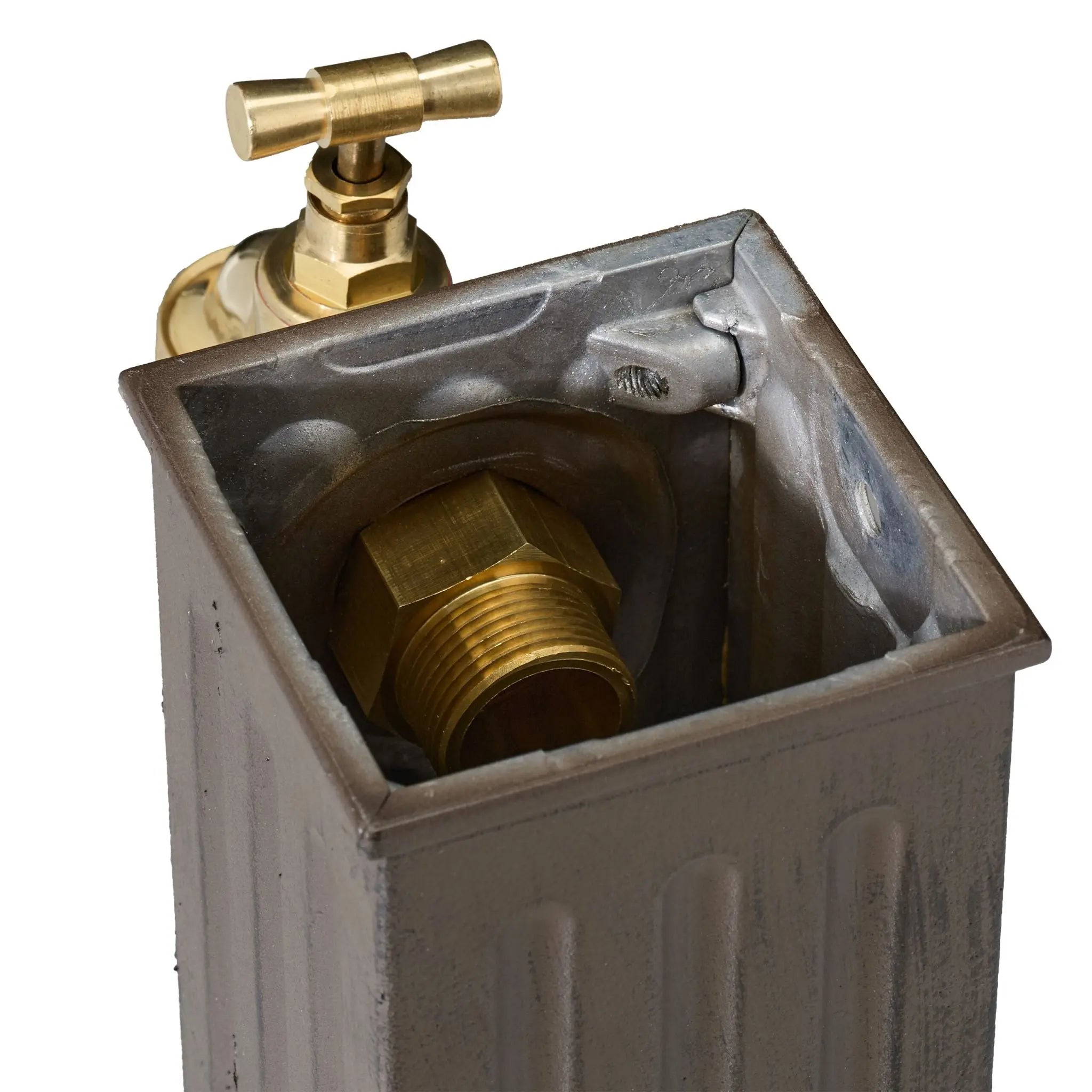 Standbrunnen antik 82cm Dunkelbraun von Relaxdays