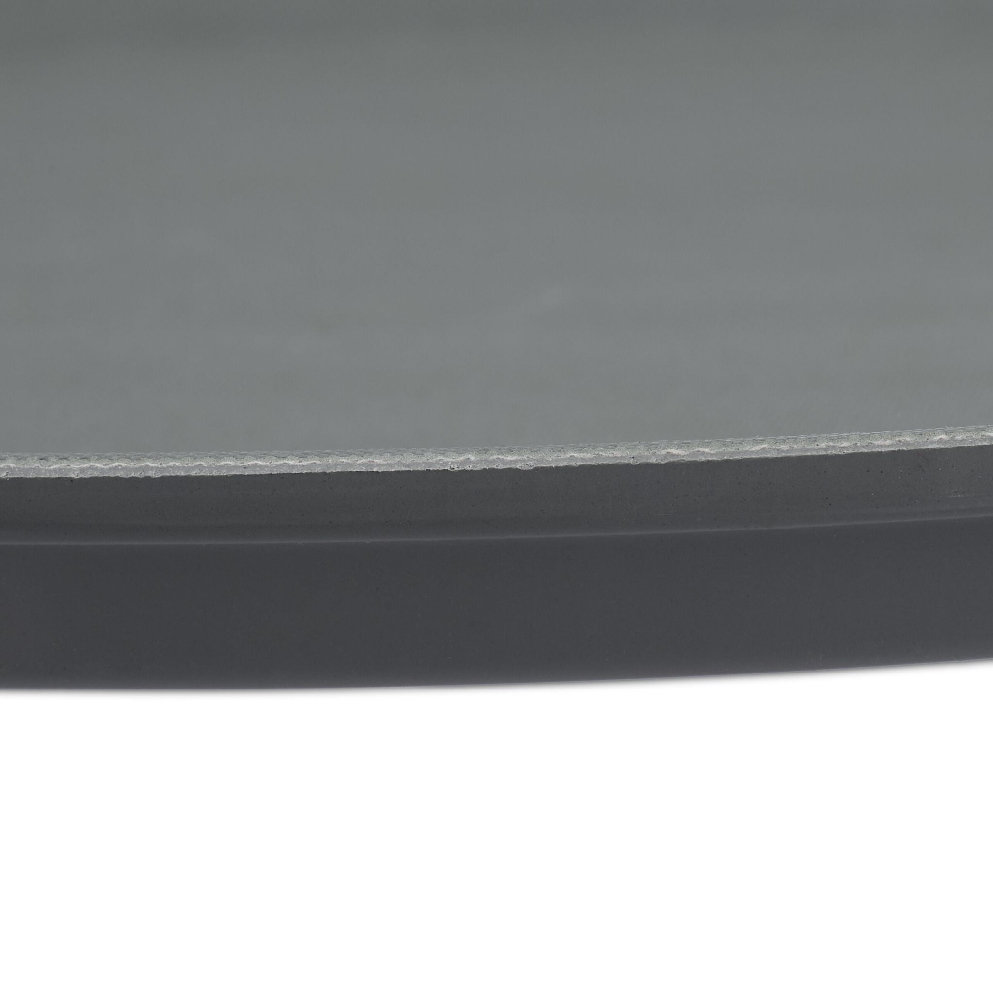 Rundes Serviertablett 2er-Set 35cm Grau von Relaxdays