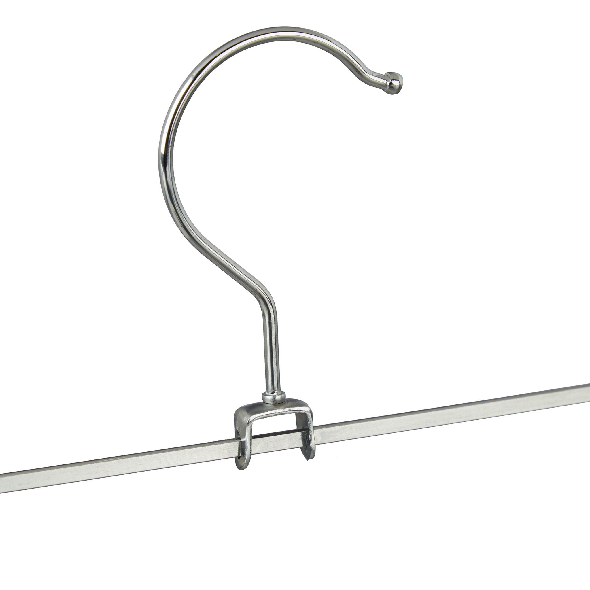 Hosenbügel Metall 25er-Set Schwarz-Silber von Relaxdays